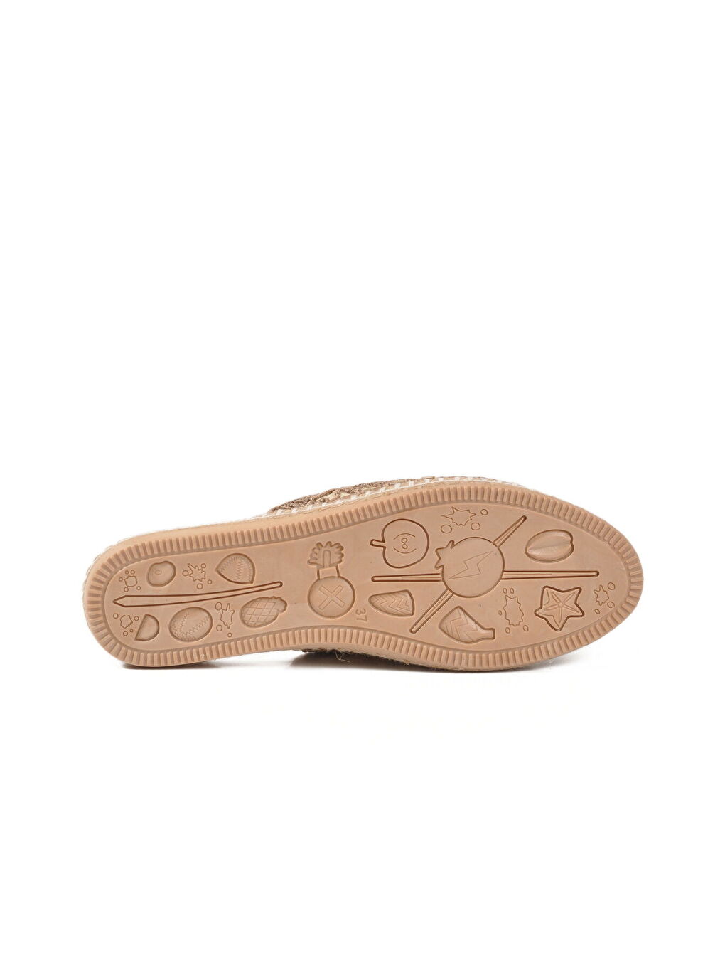 Bej Vizon Örme Hafif İnce Taban Kadın Günlük Terlik 473134 Z-4