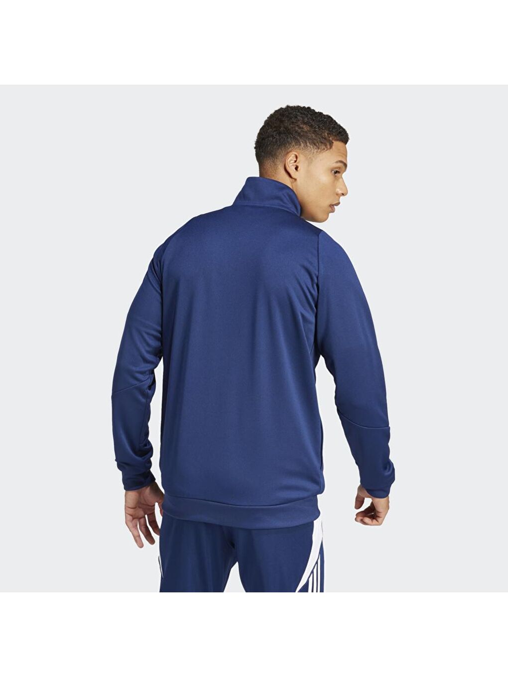 Adidas Lacivert Tiro 24 Track Erkek Lacivert Dik Yaka Fermuarlı Sweatshirt - 4