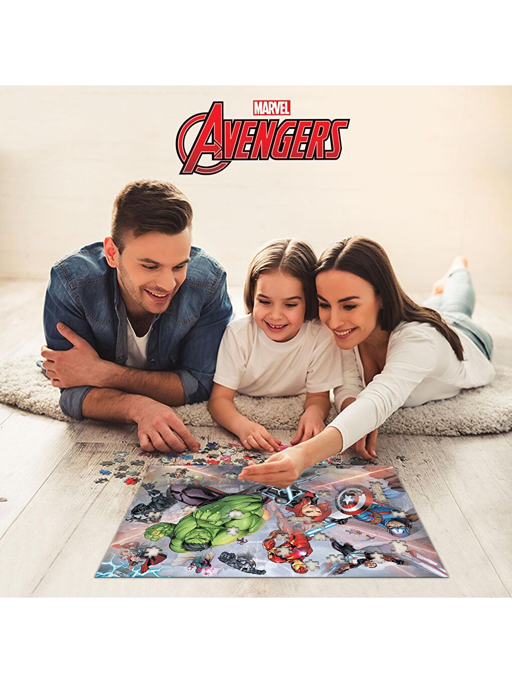 Prime 3D Renksiz Avengers 500 Parça Yetişkin Puzzle 32602 - 1