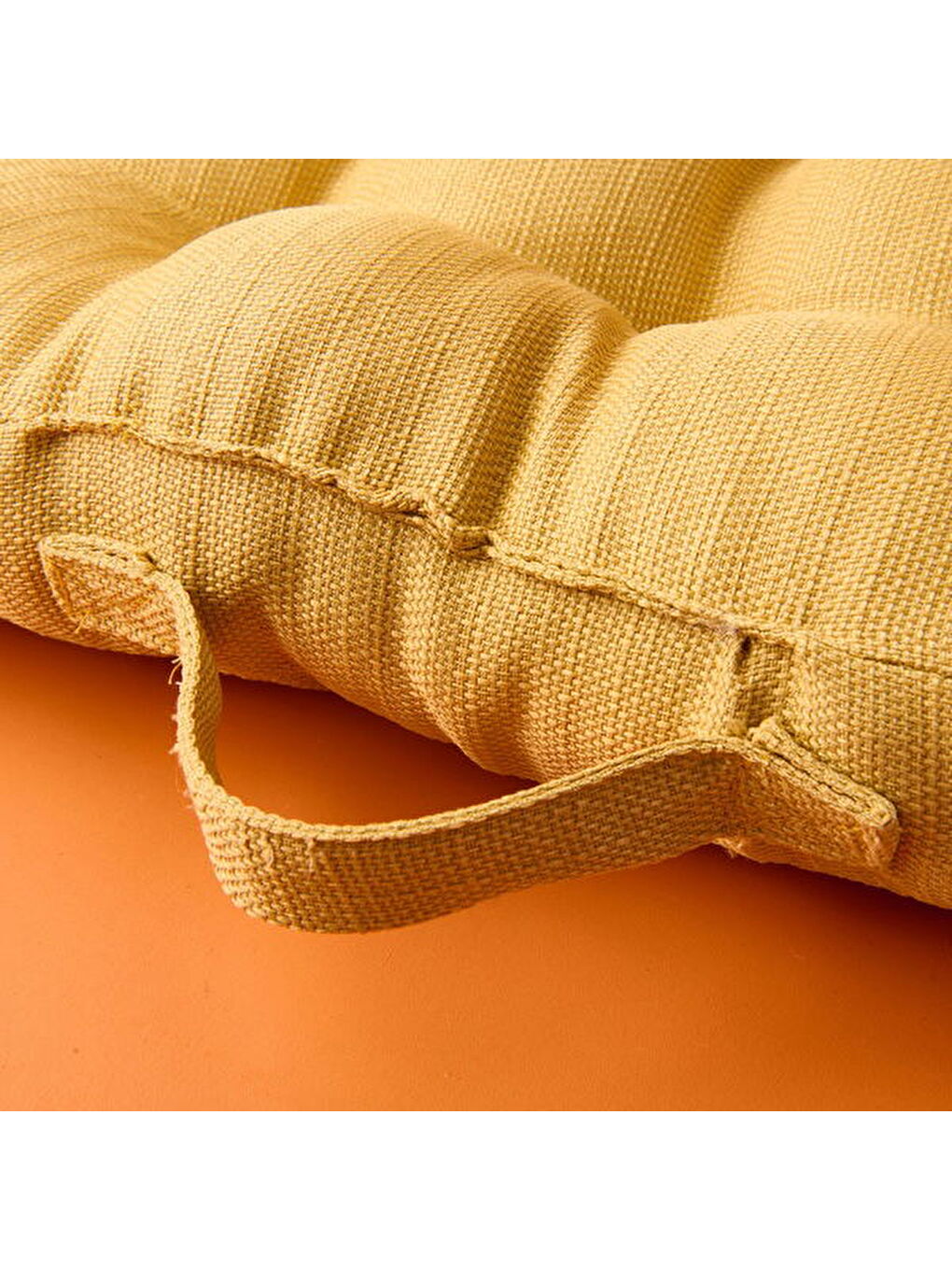 Kahverengi Soft Traum Sandalye Minderi - Hardal - 45x45 cm-3