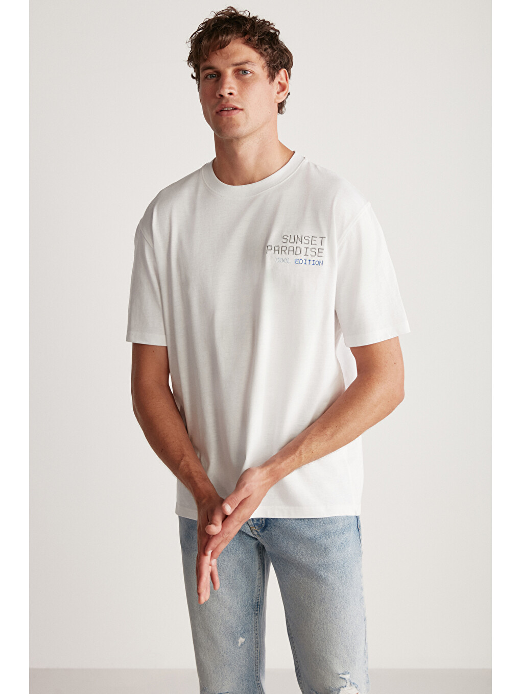 Beyaz ARNALDO Regular BEYAZ T-Shirt-1