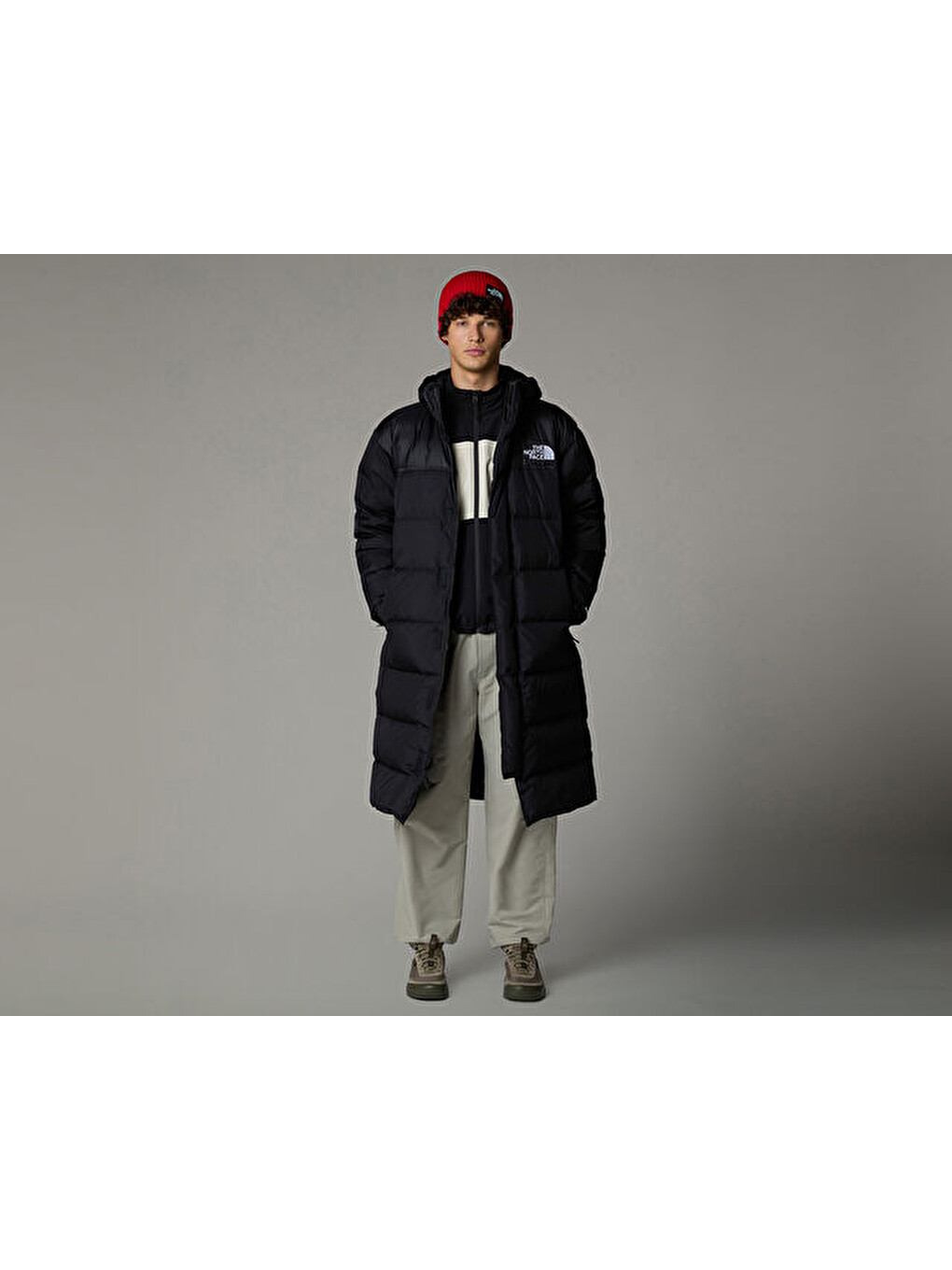 M Nuptse Parka Erkek Outdoor Montu (700 Dolgu Kaz Tüyü) Nf0a832j4h01 Siyah-2