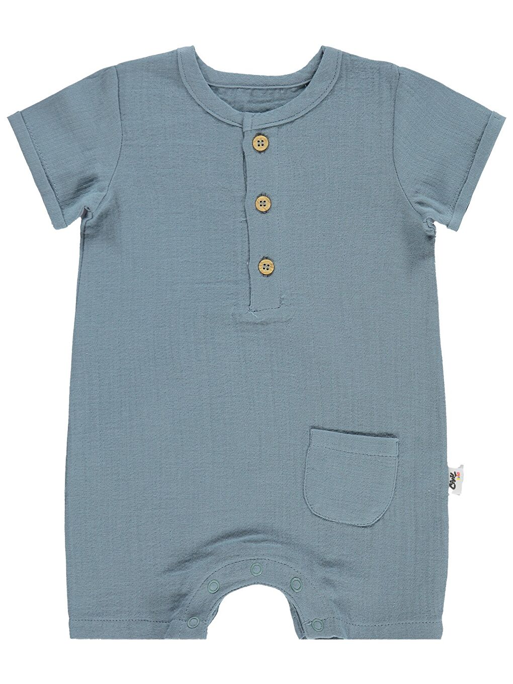 İndigo Baby Müslin 6-18 Ay Tulum - Mavi