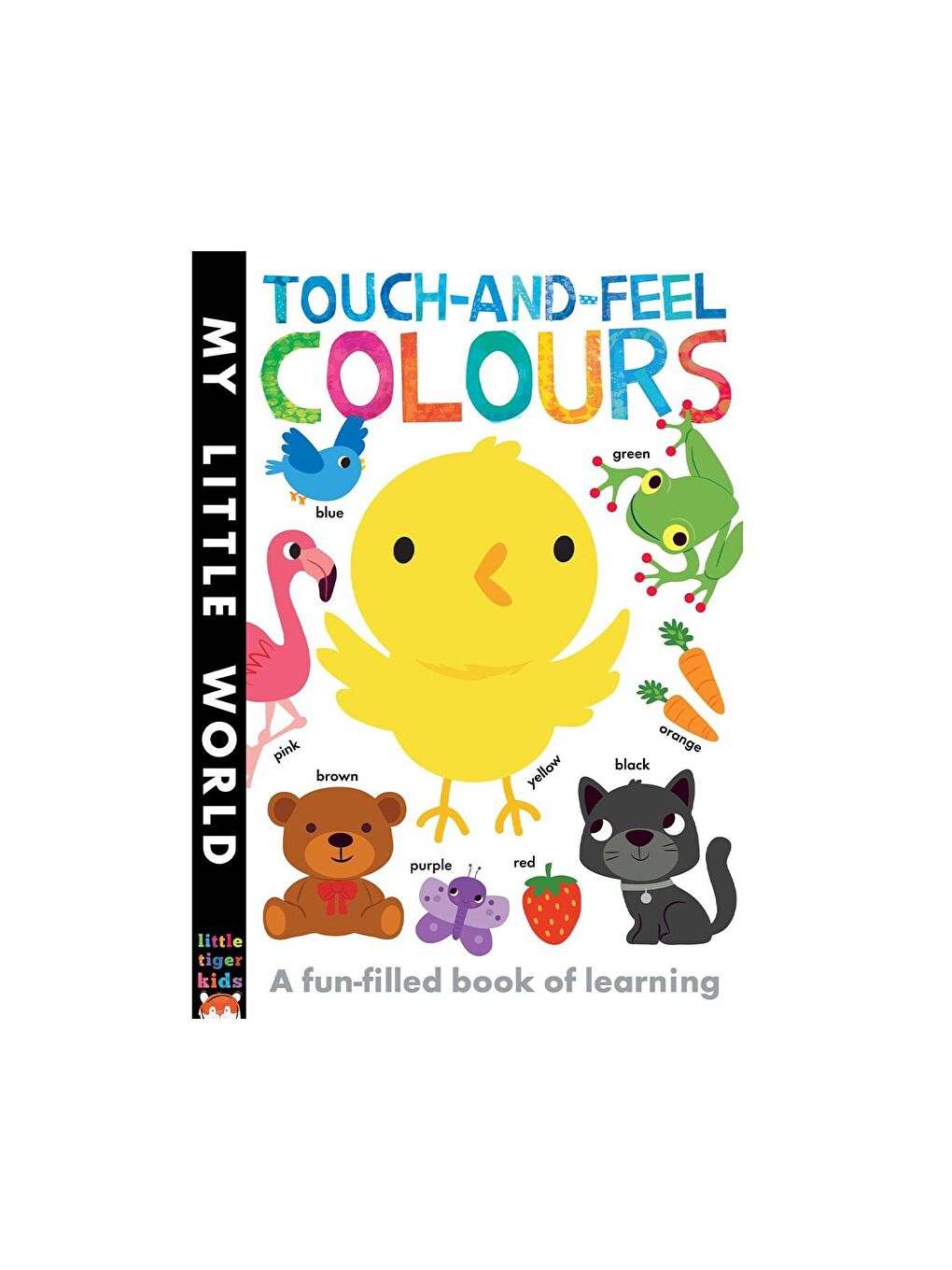 Tiger Tales Beyaz-Renklibaskı Touch-and-feel Colours