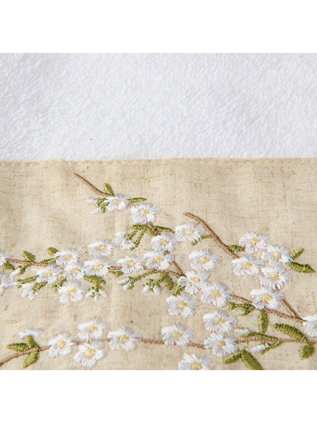 Soft Lina Yüz Havlusu - Ekru - 50x90 cm-7