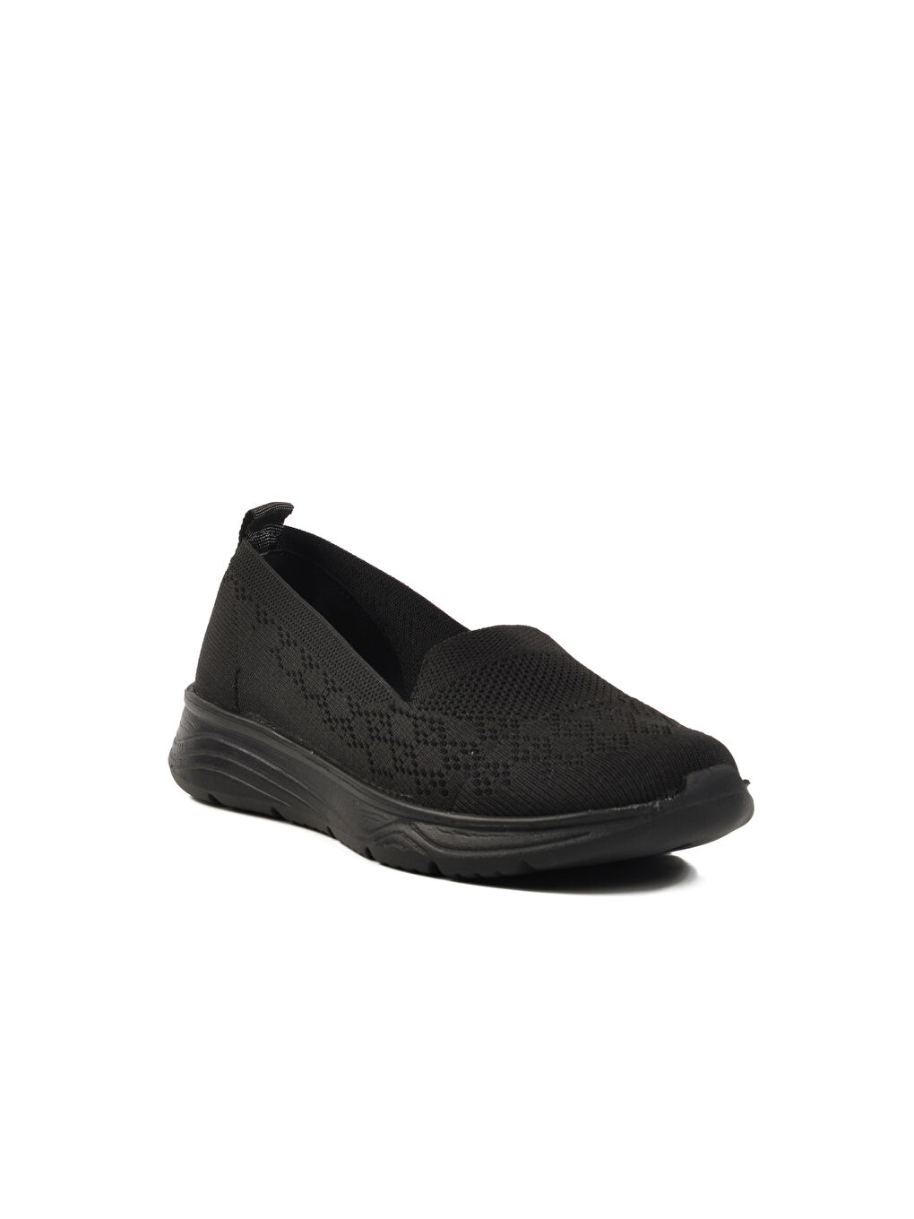 Siyah Hafif Triko Kadın Casual Ayakkabı 2410 Z-2