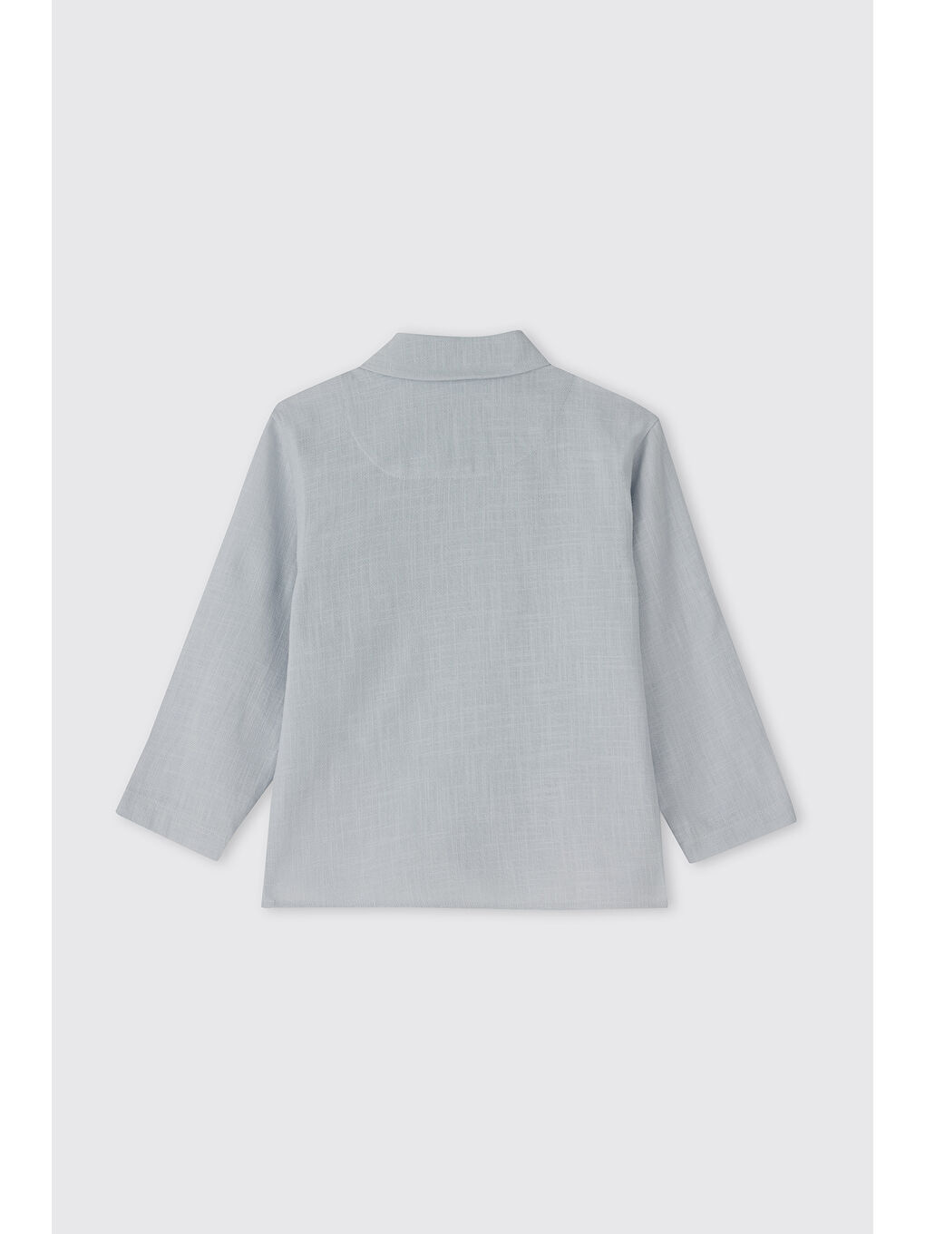 Erkek Çocuk Düğmeli Mavi Ceket-1