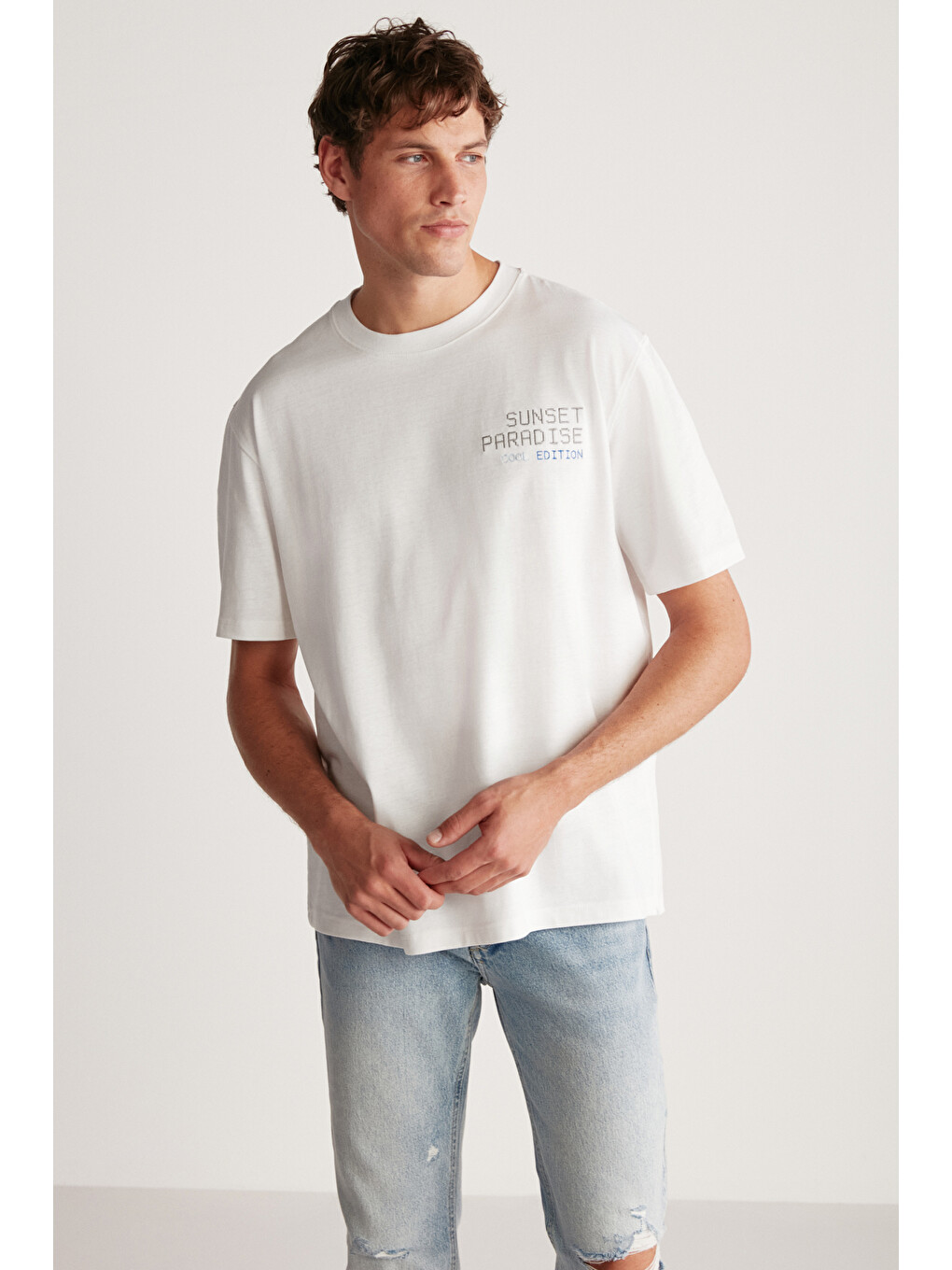Beyaz ARNALDO Regular BEYAZ T-Shirt-2