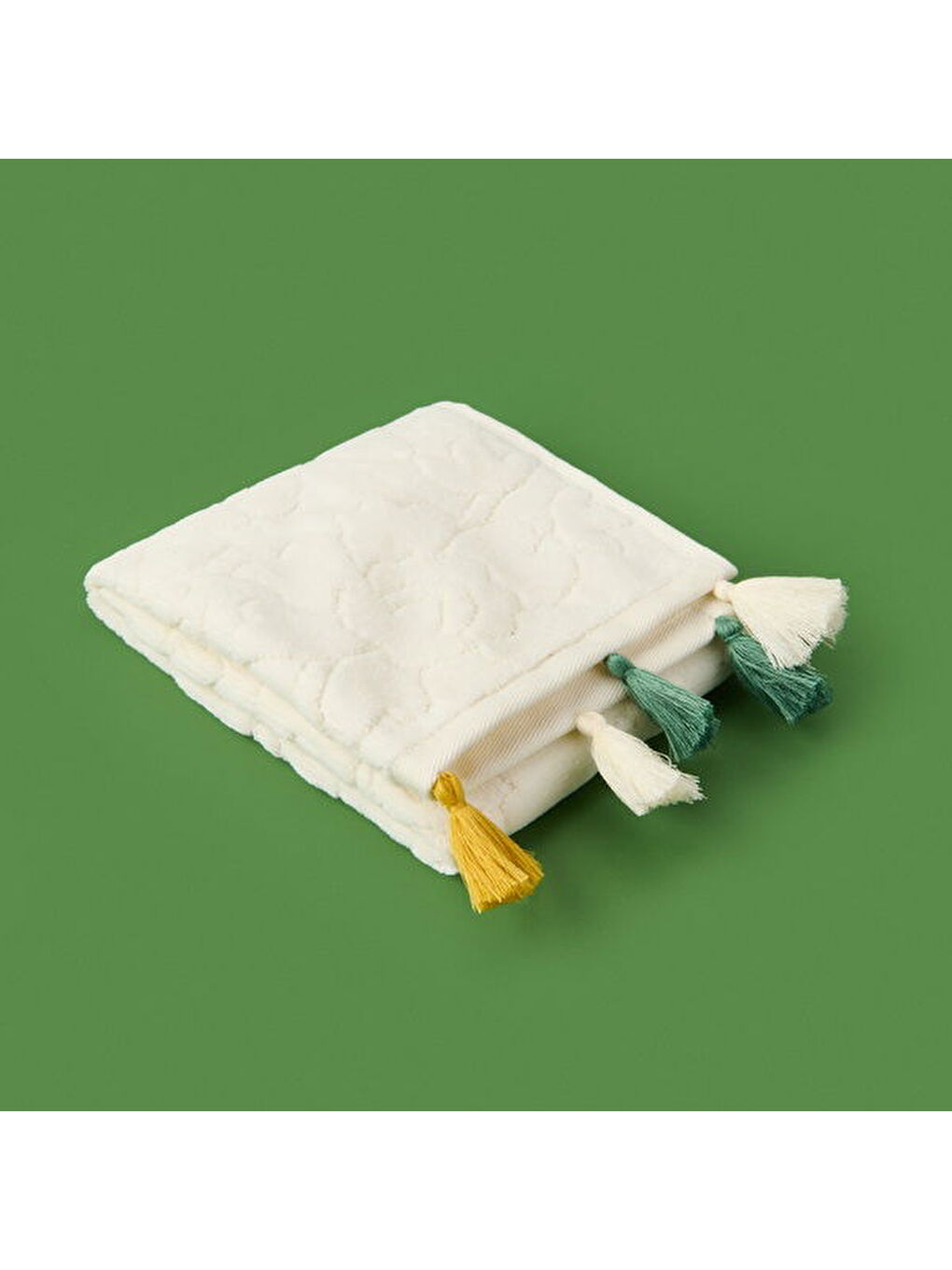 Soft Granny Summer Flos El Havlusu - Ekru - 30x50 cm-2