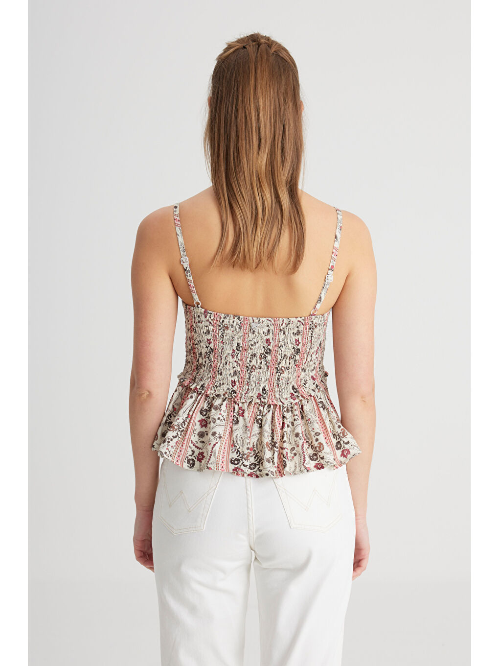 Mor Regular Fit Normal Kesim Kalp Yaka Mürdüm Rengi Bluz-4