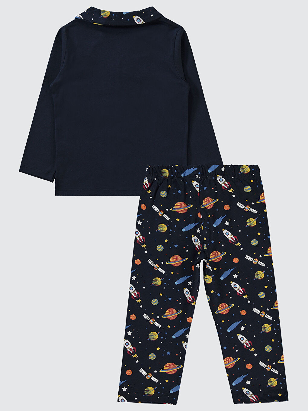 Boys Erkek Çocuk Pijama Takımı 2-5 Yaş Lacivert-2