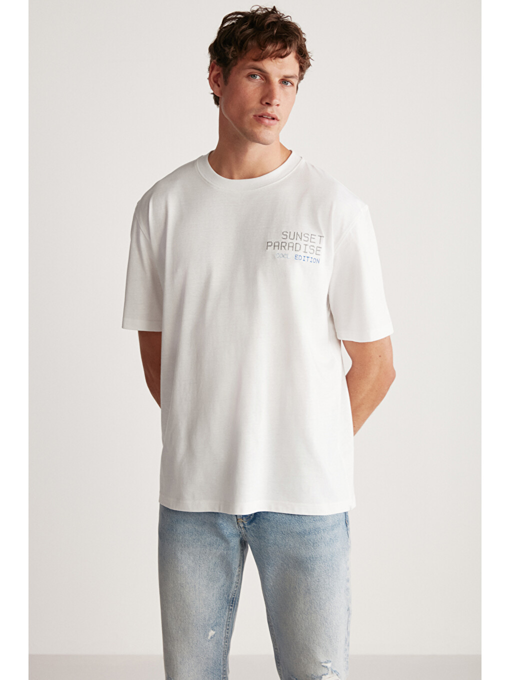 Beyaz ARNALDO Regular BEYAZ T-Shirt-3