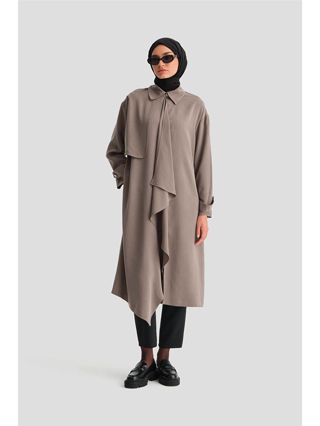 Bej Lyocell Giy Çık 24K5608 Vizon