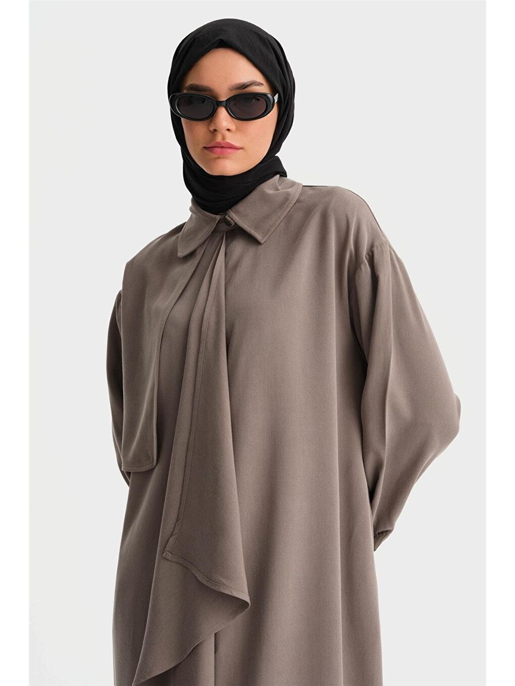 Bej Lyocell Giy Çık 24K5608 Vizon-2