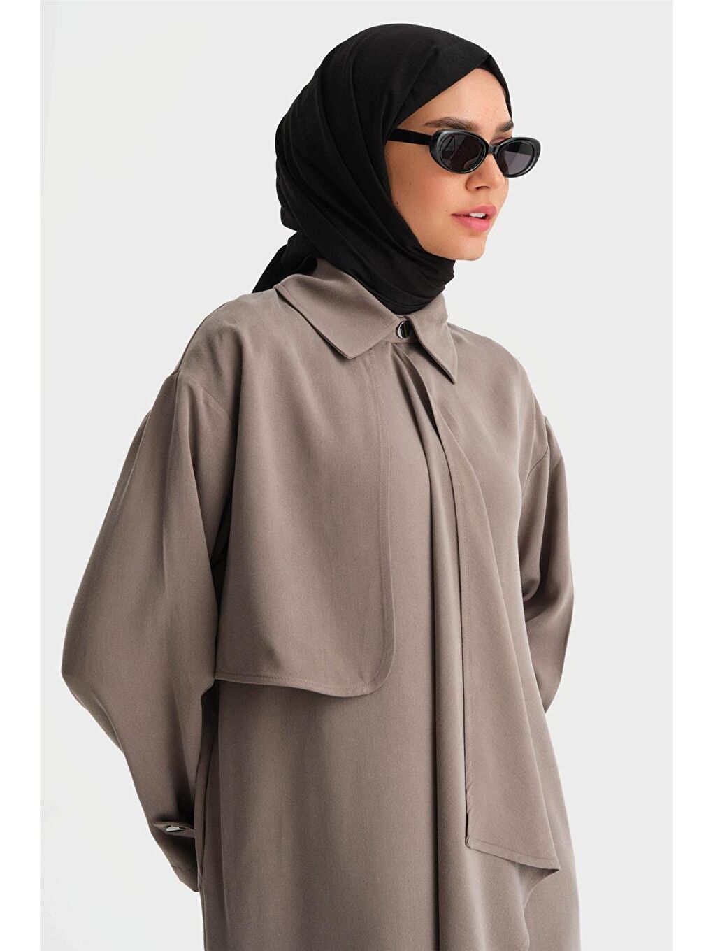 Bej Lyocell Giy Çık 24K5608 Vizon-3