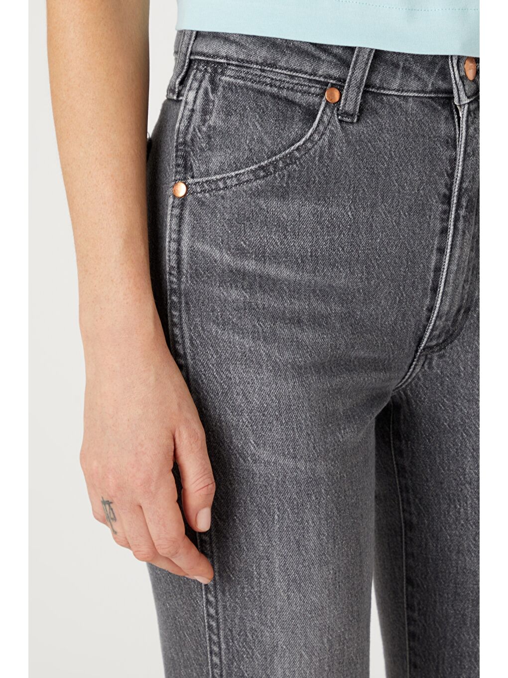 Siyah Walker Fit Dar Kesim Normal Bel Esnek Jean Jean Pantolon-2