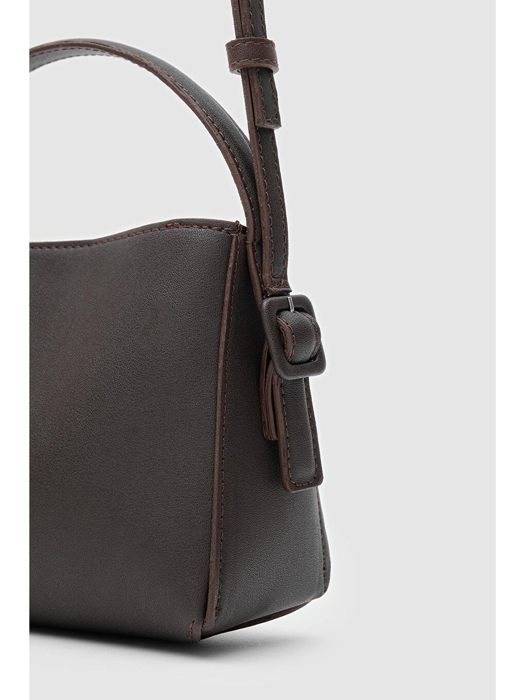 Kahverengi Otta El Ve Çapraz Çanta Acı Kahve-2