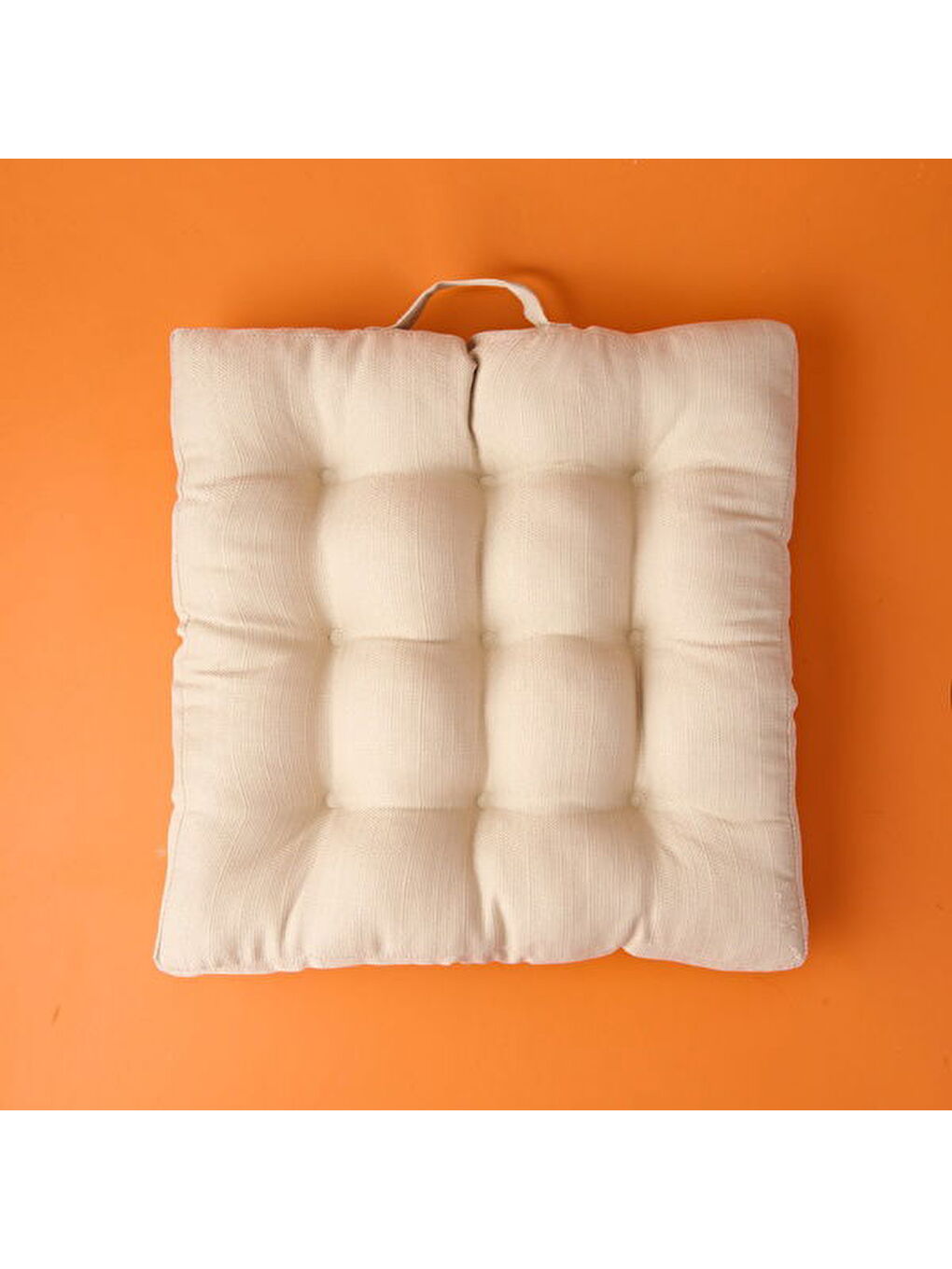 Soft Traum Sandalye Minderi - Bej - 45x45 cm-1