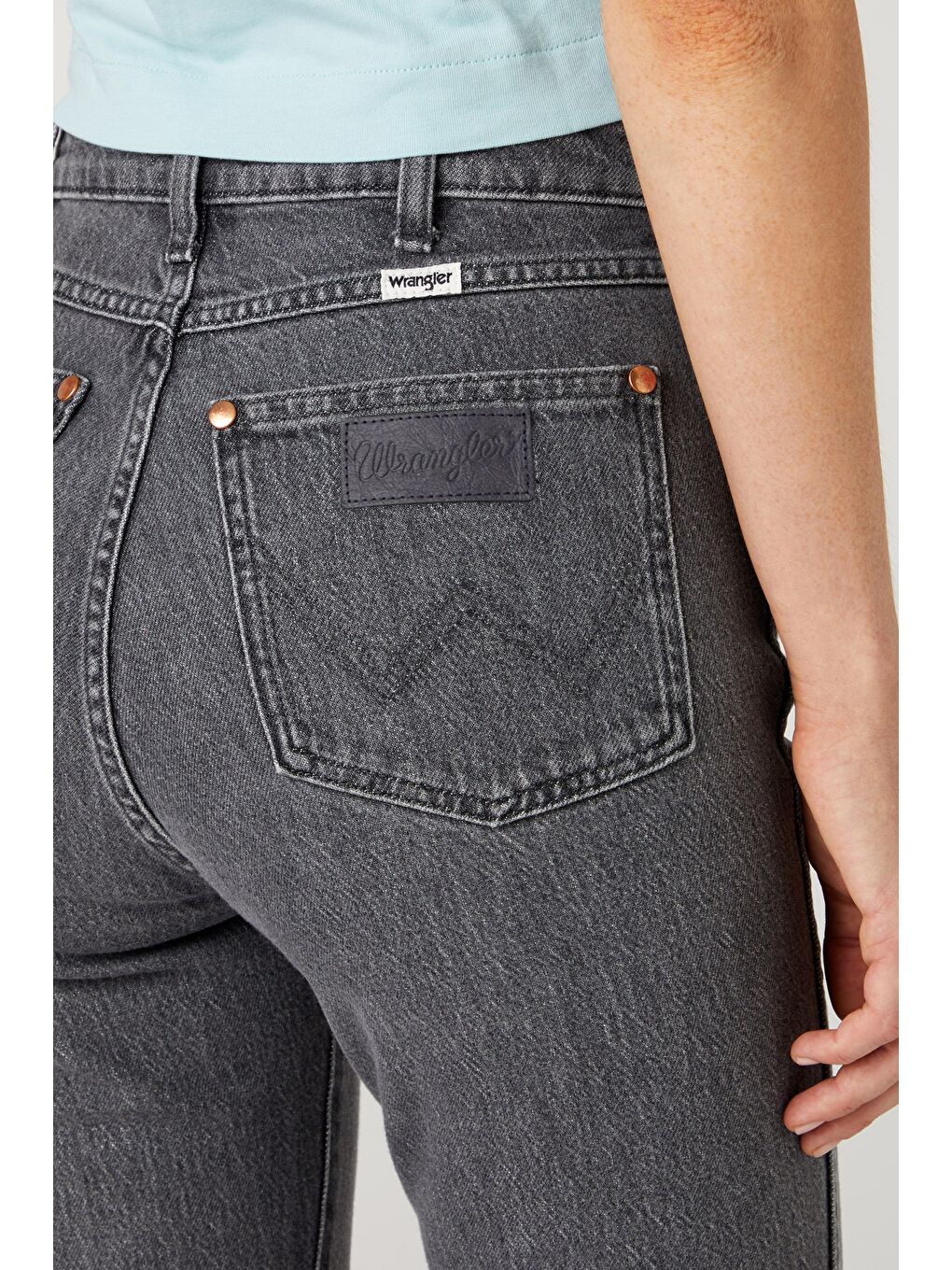 Siyah Walker Fit Dar Kesim Normal Bel Esnek Jean Jean Pantolon-3