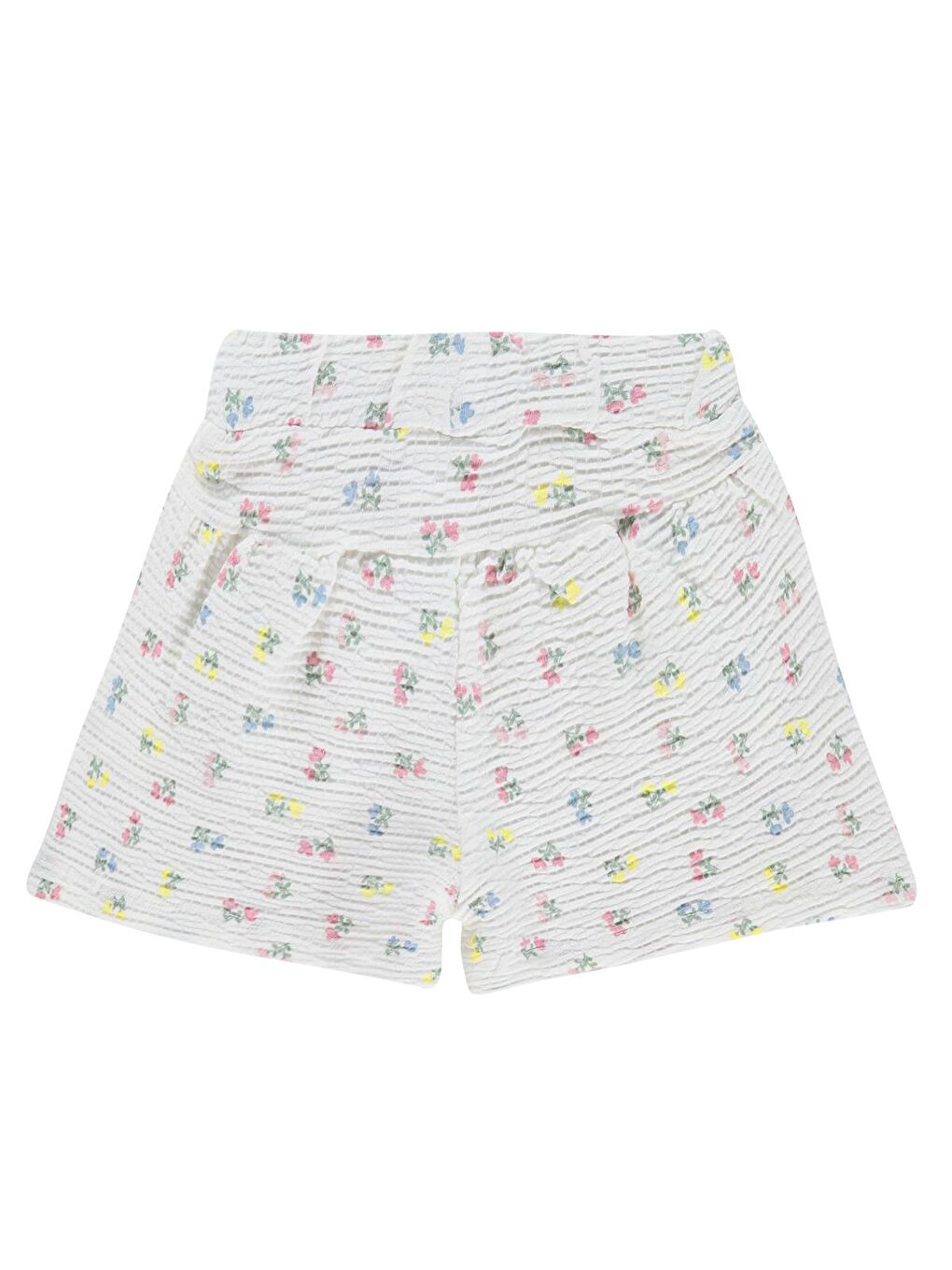 Baby Çiçek Empirme 6-18 Ay Şort - Ekru-1