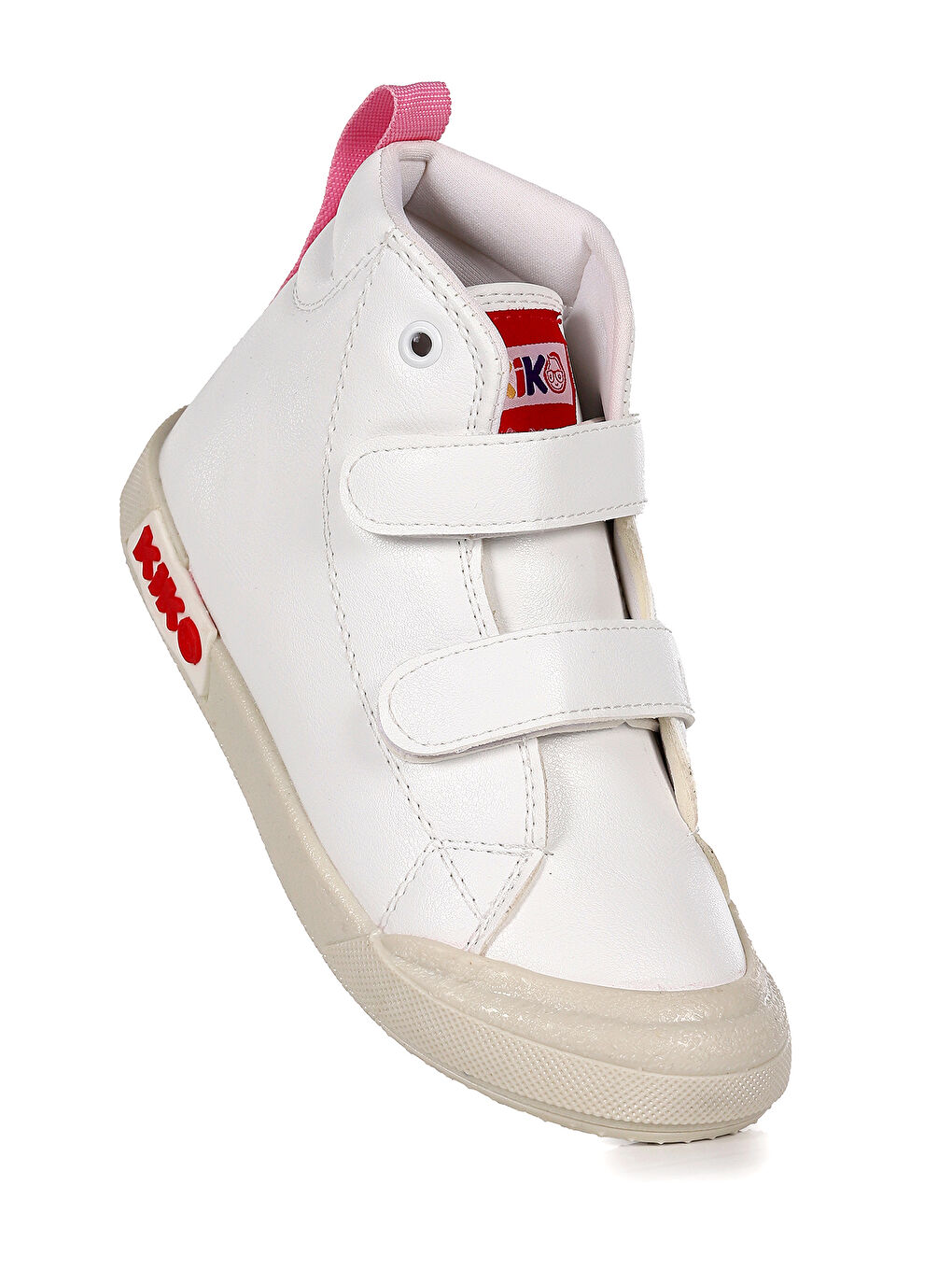 Beyaz Garf Günlük Cırtlı Kız Çocuk Bot Ayakkabı