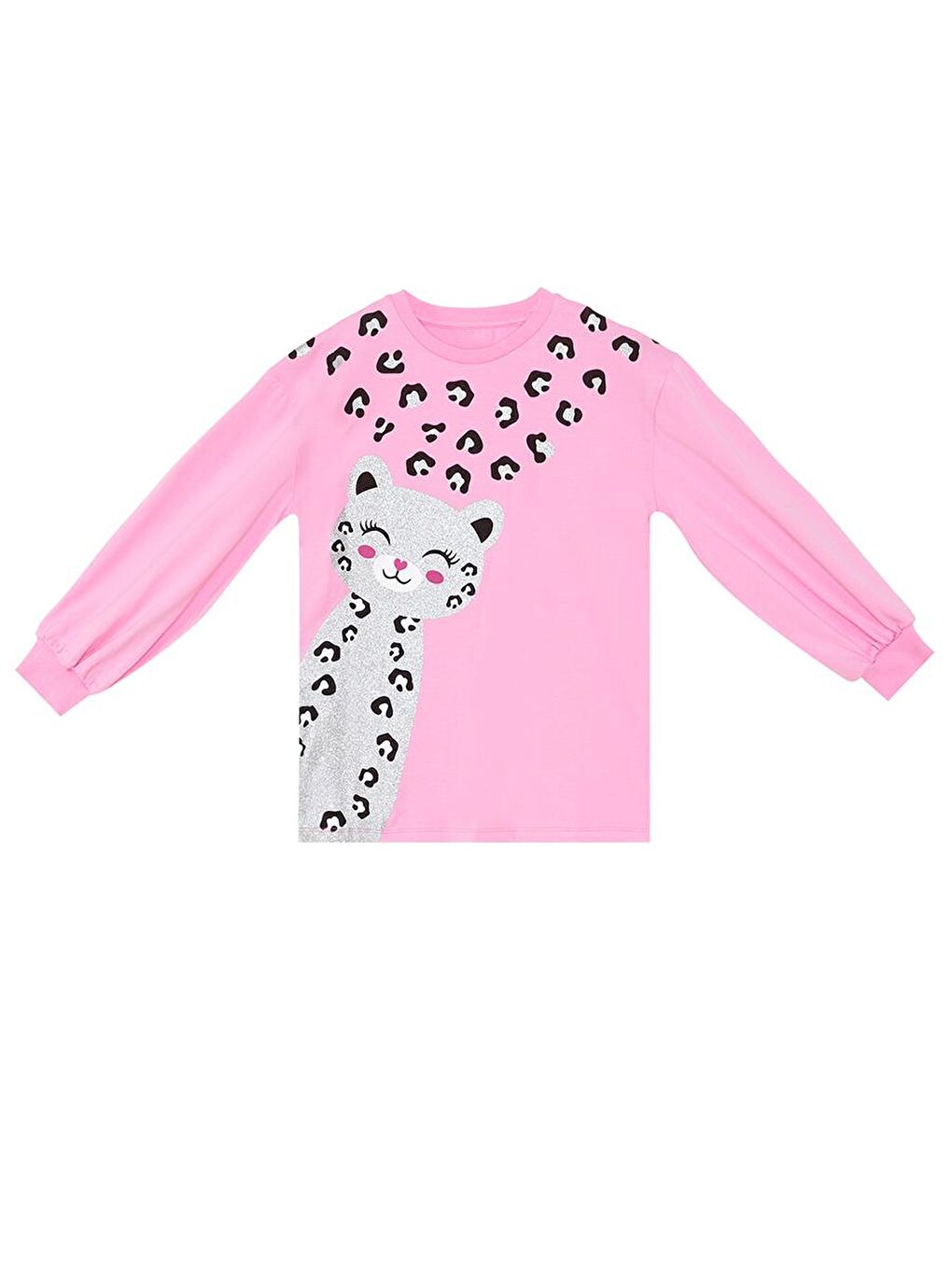 Denokids Pembe Leo Kız Çocuk Tayt T-Shirt Takım - 4