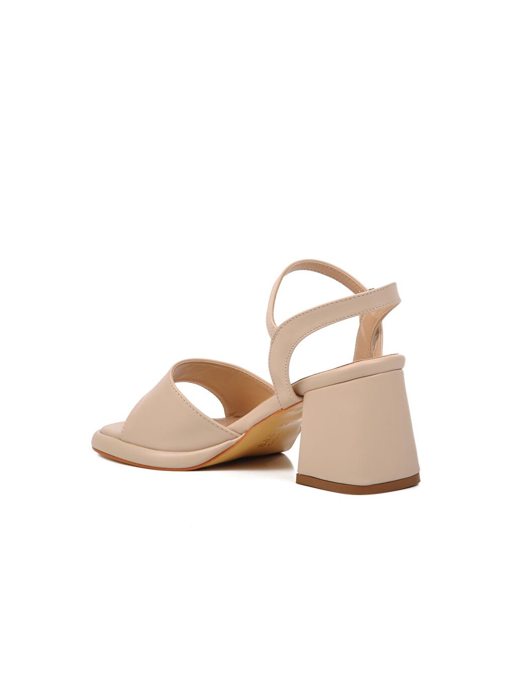 Bej Kadın Topuklu Sandalet 284056-3