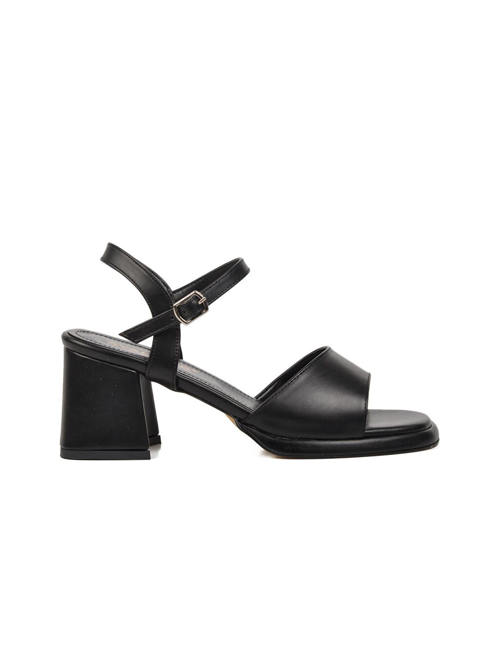Siyah Kadın Topuklu Sandalet 284056
