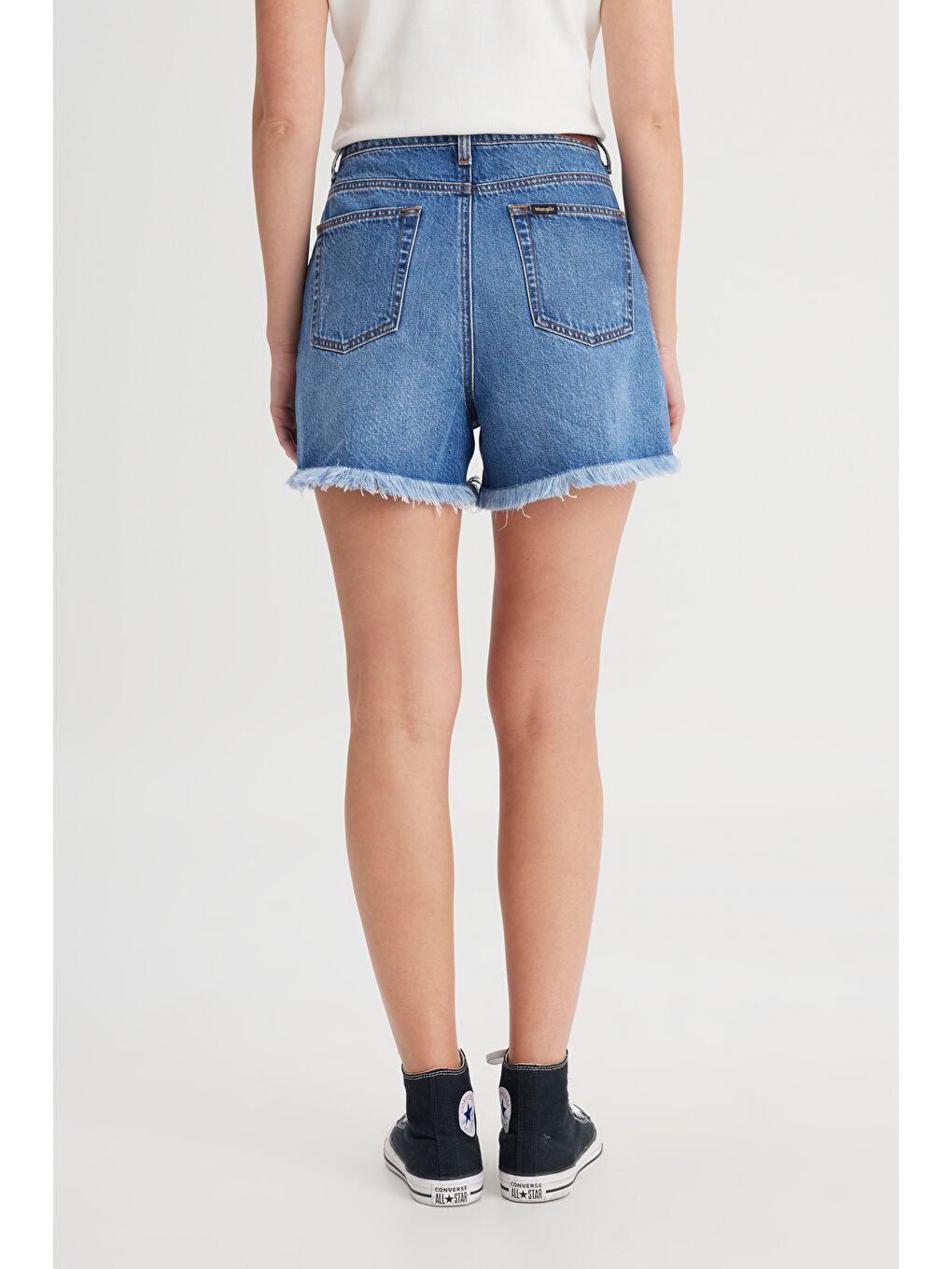 Yeşil Regular Fit Normal Kesim Düşük Bel %100 Pamuk Mavi Jean Jean Şort-4