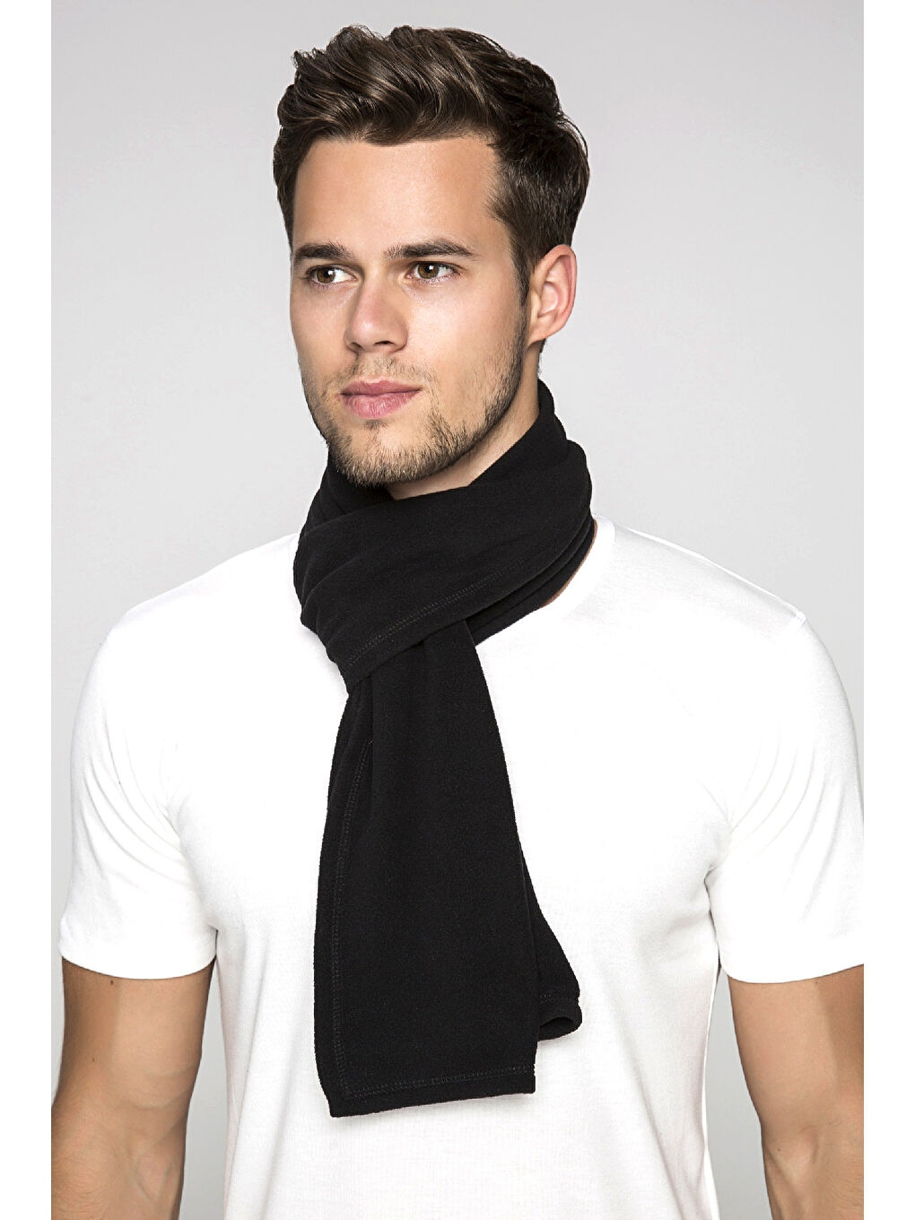 Siyah Polar Atkı SİYAH-1