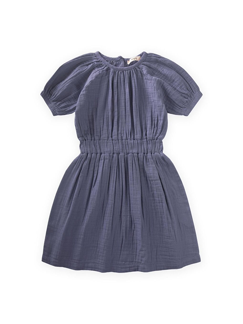 Gri Kız Çocuk Elbise-2