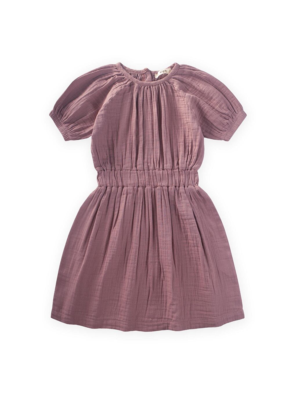 Turuncu Kız Çocuk Elbise