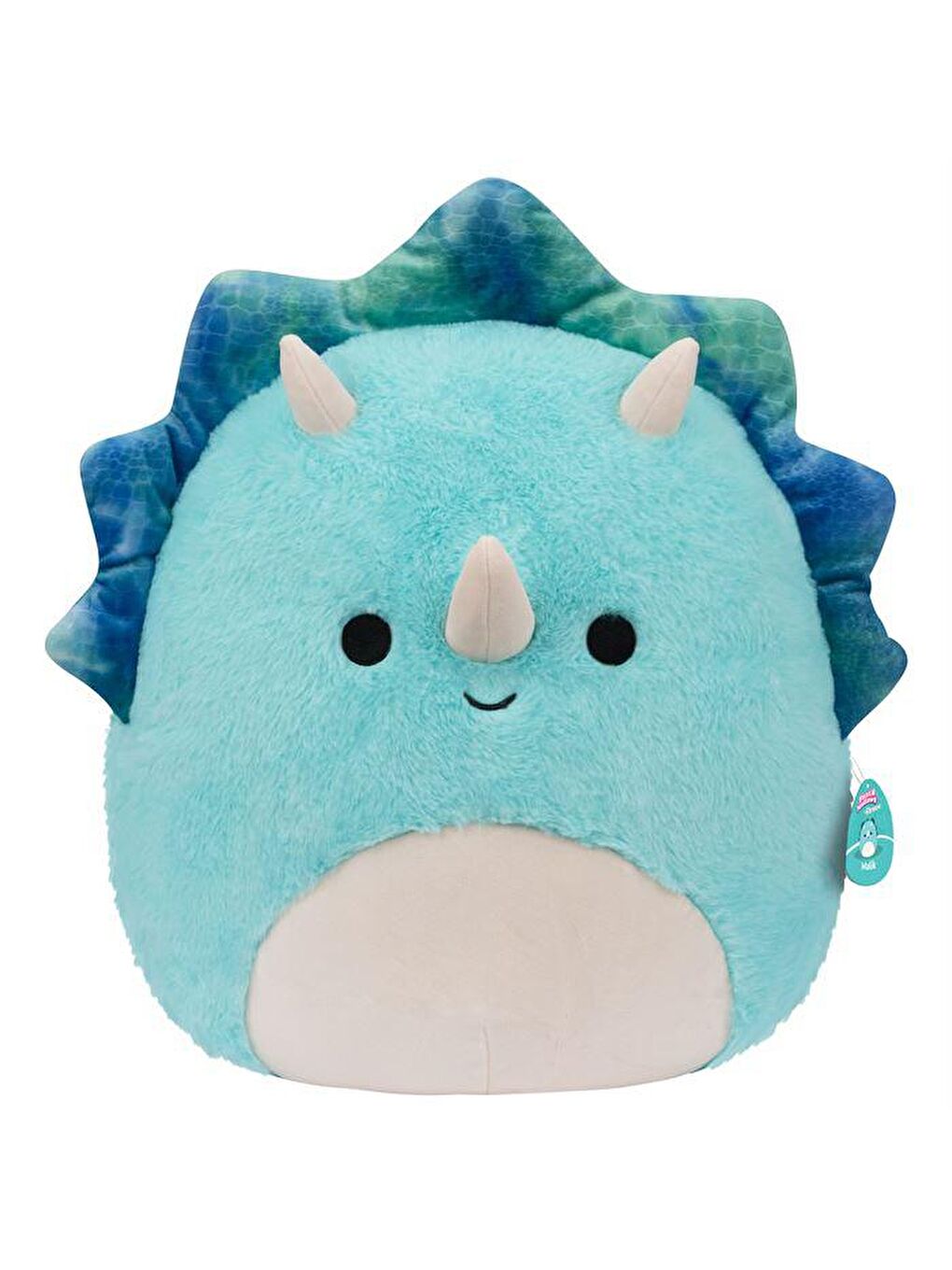 Squishmallows Karışık Fuzz-A-Mallows Triceratops Malik 30cm