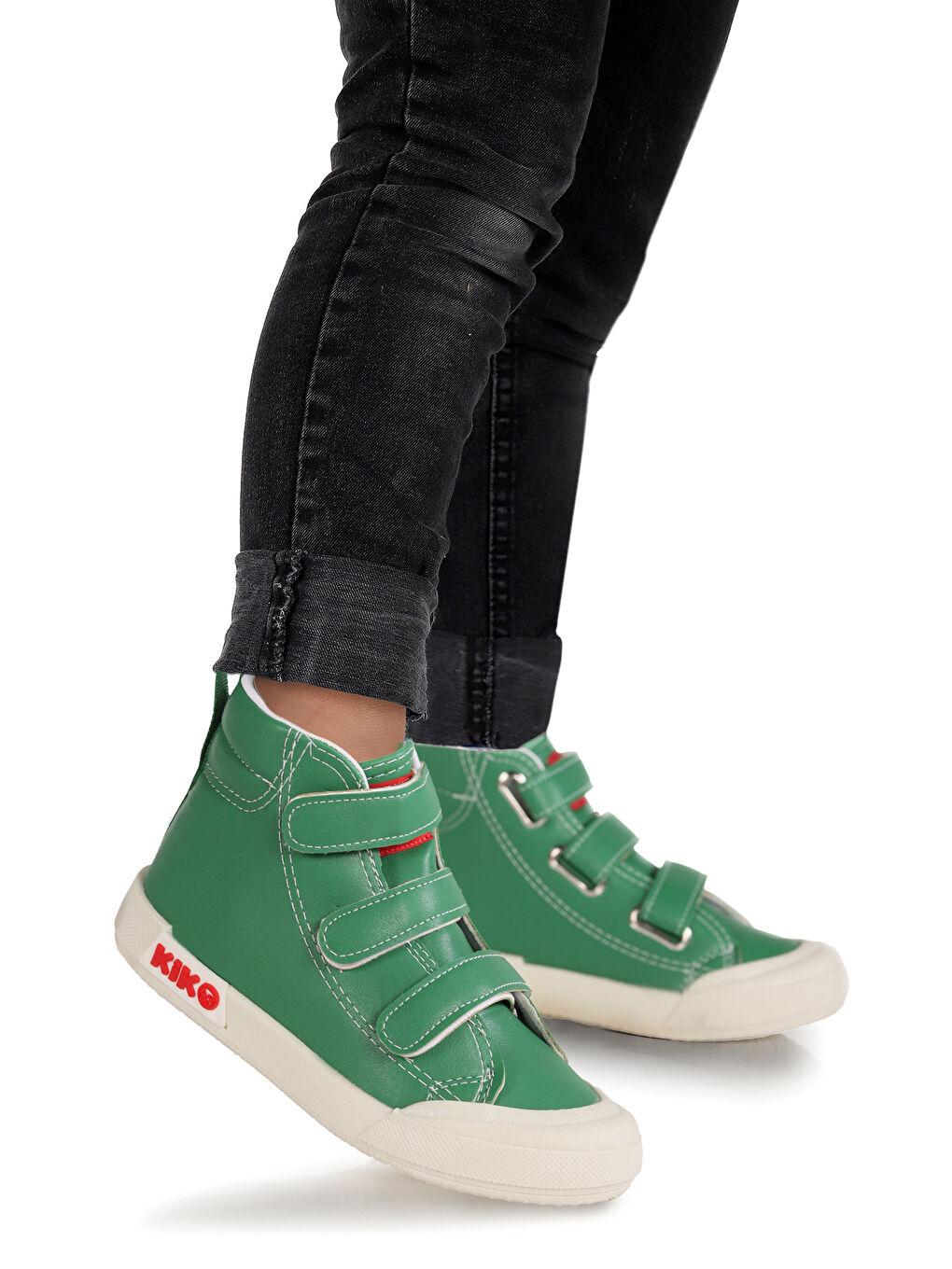 Yeşil Garf Günlük Cırtlı Erkek Çocuk Bot Ayakkabı-2