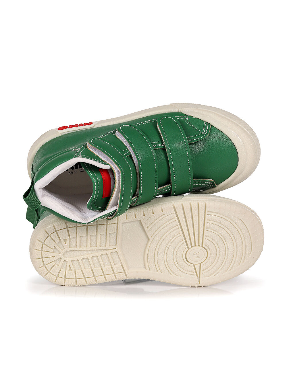 Yeşil Garf Günlük Cırtlı Erkek Çocuk Bot Ayakkabı-4