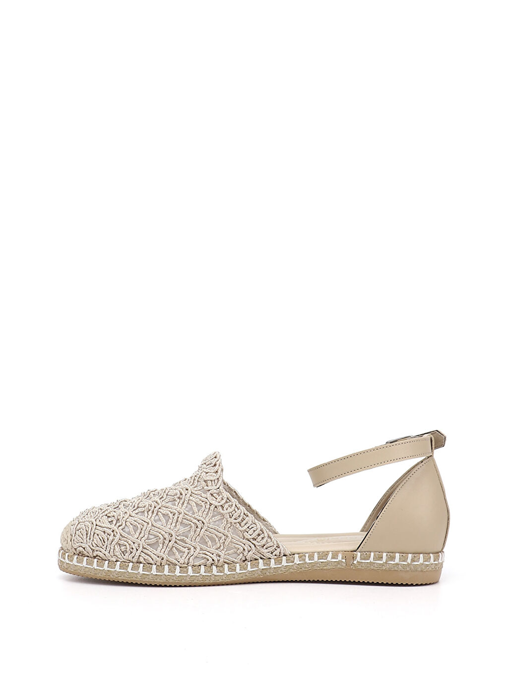 Bej Kadın BEJ-TEN RENGİ Bilek Bağlı Sandalet-3