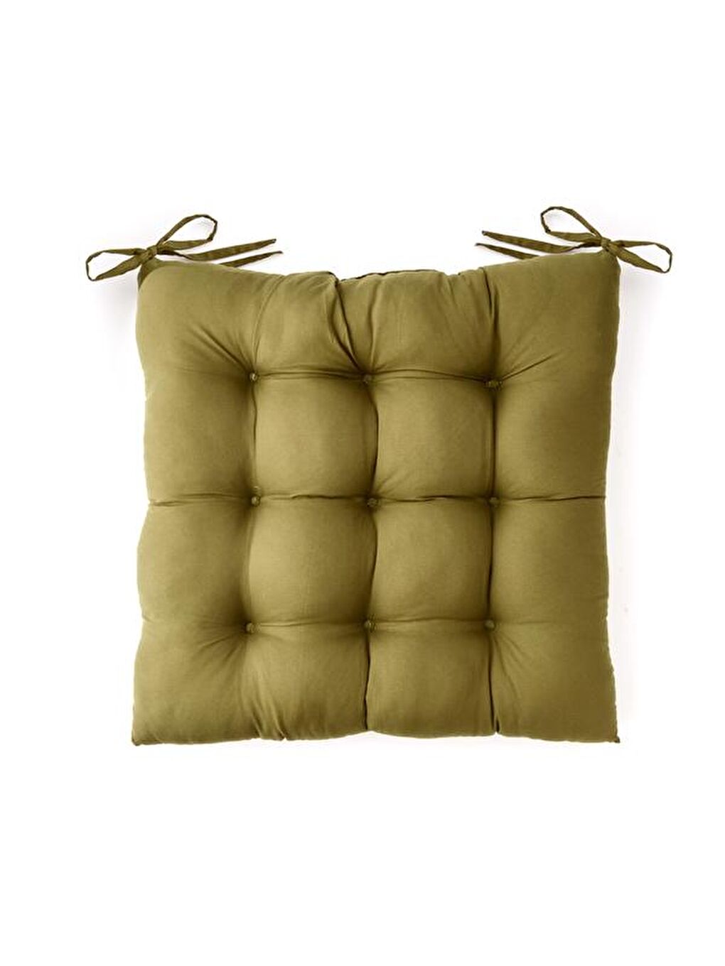 Soft Grand Carre Sandalye Minderi - Haki - 50x50 cm-3