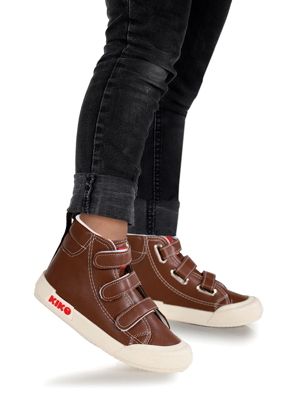 Kahverengi Garf Günlük Cırtlı Erkek Çocuk Bot Ayakkabı-2