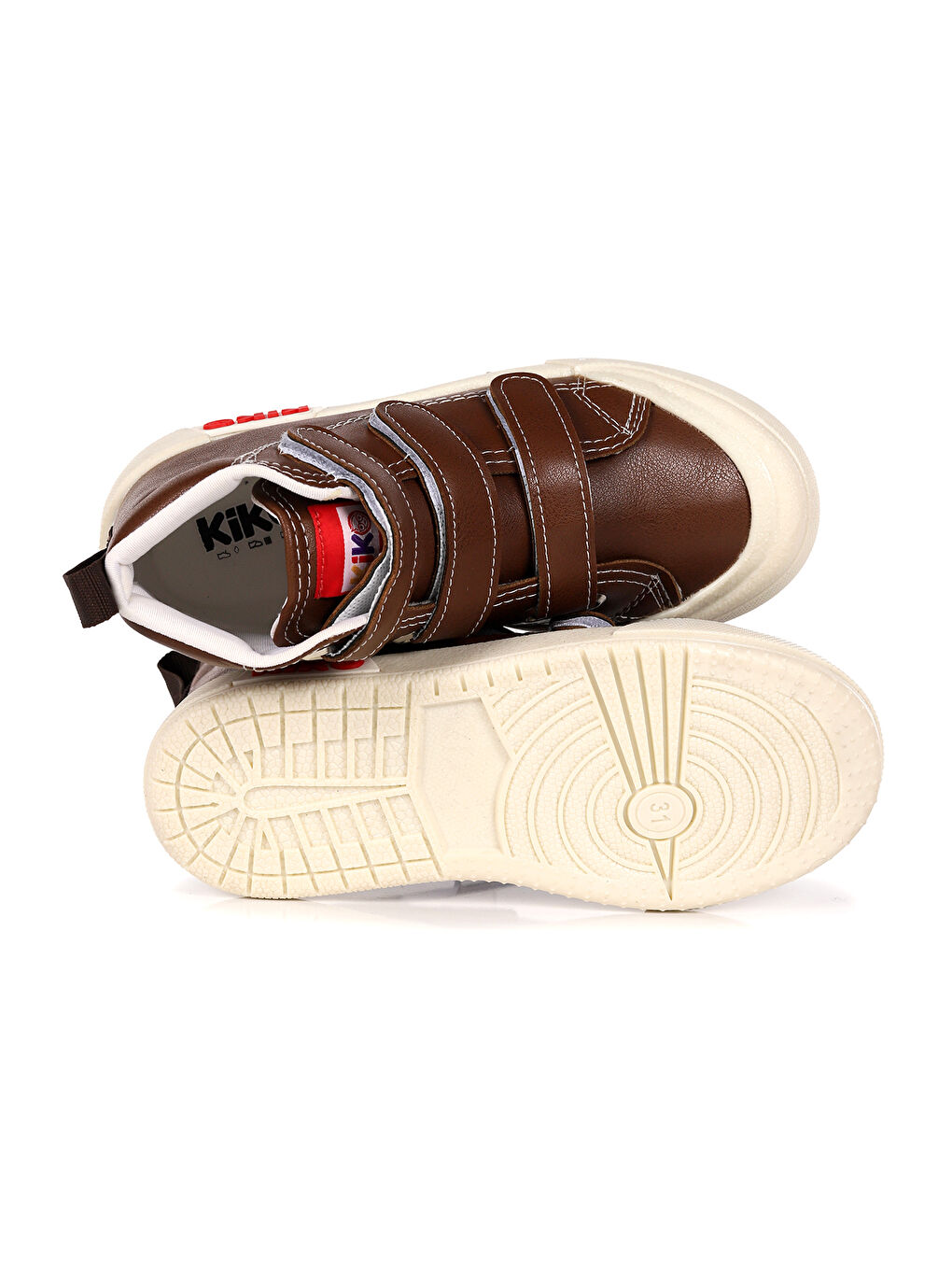 Kahverengi Garf Günlük Cırtlı Erkek Çocuk Bot Ayakkabı-4