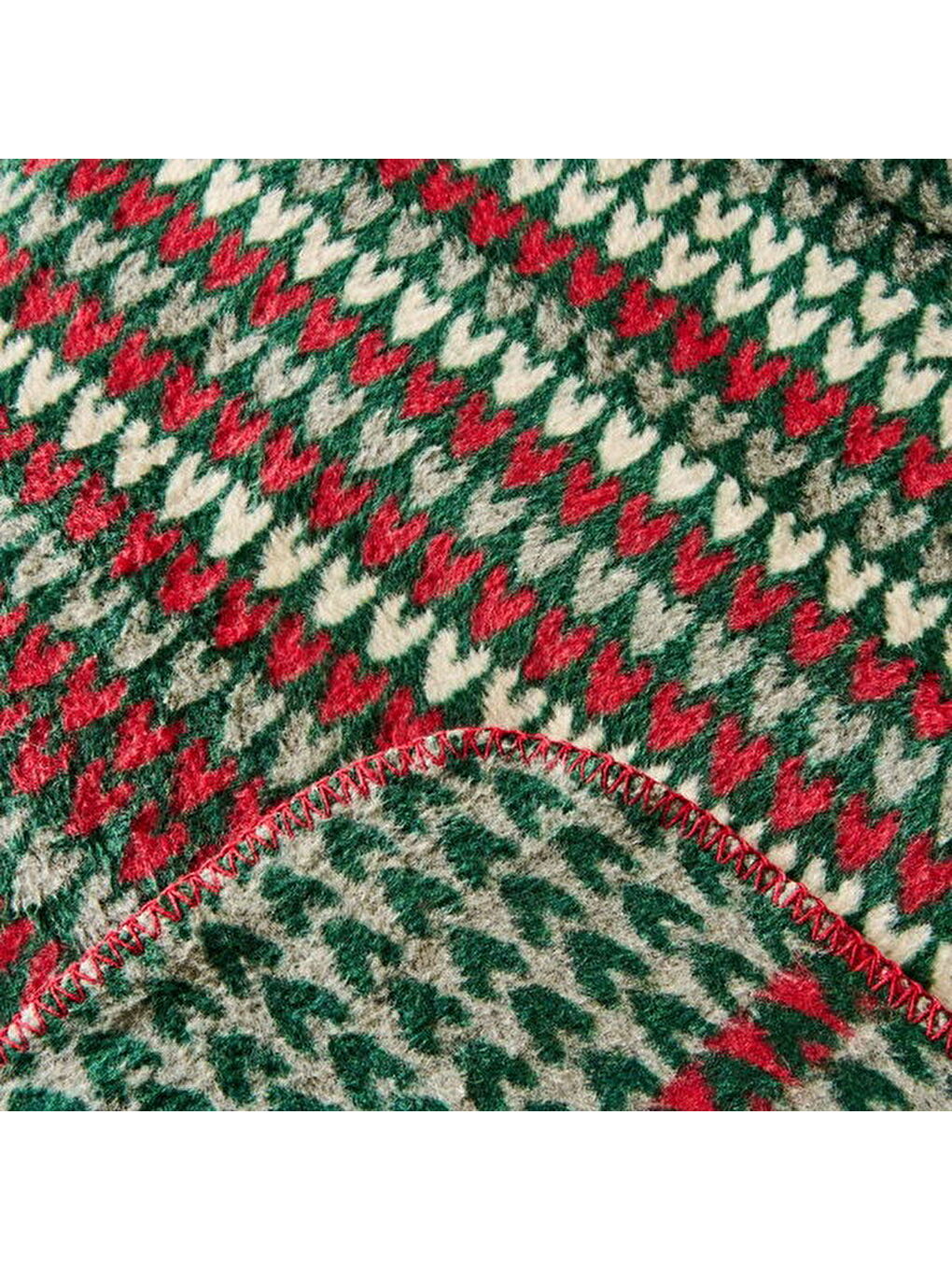 Soft Bliss Pamuklu Çift Kişilik Battaniye - Yeşil - 200x220 cm-5