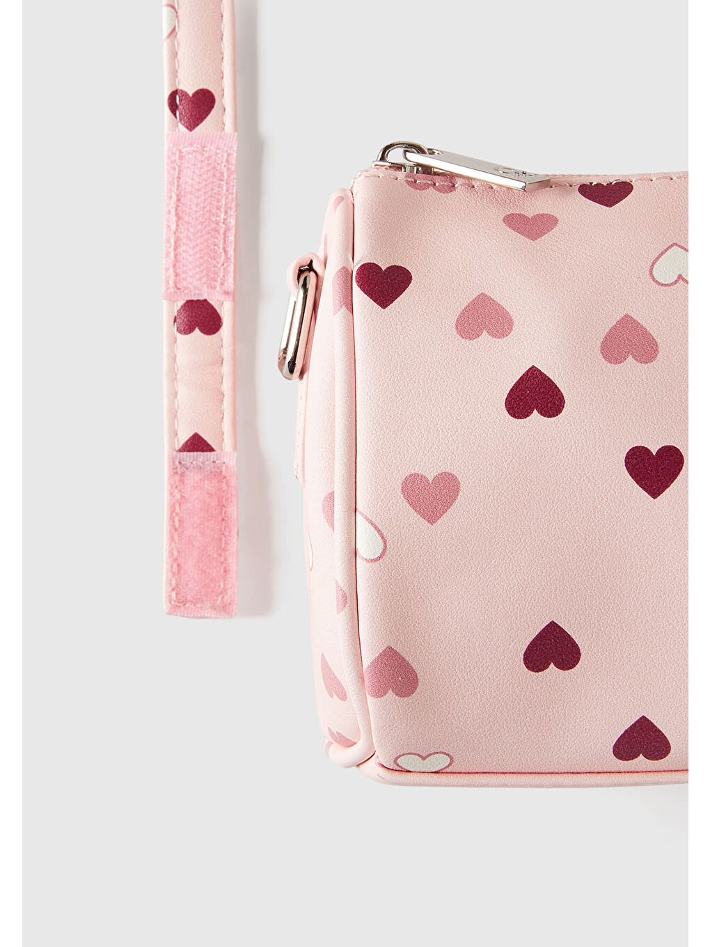 Kız Çocuk Toz Pembe Karakter Baskılı Deri Efektli Çanta-2