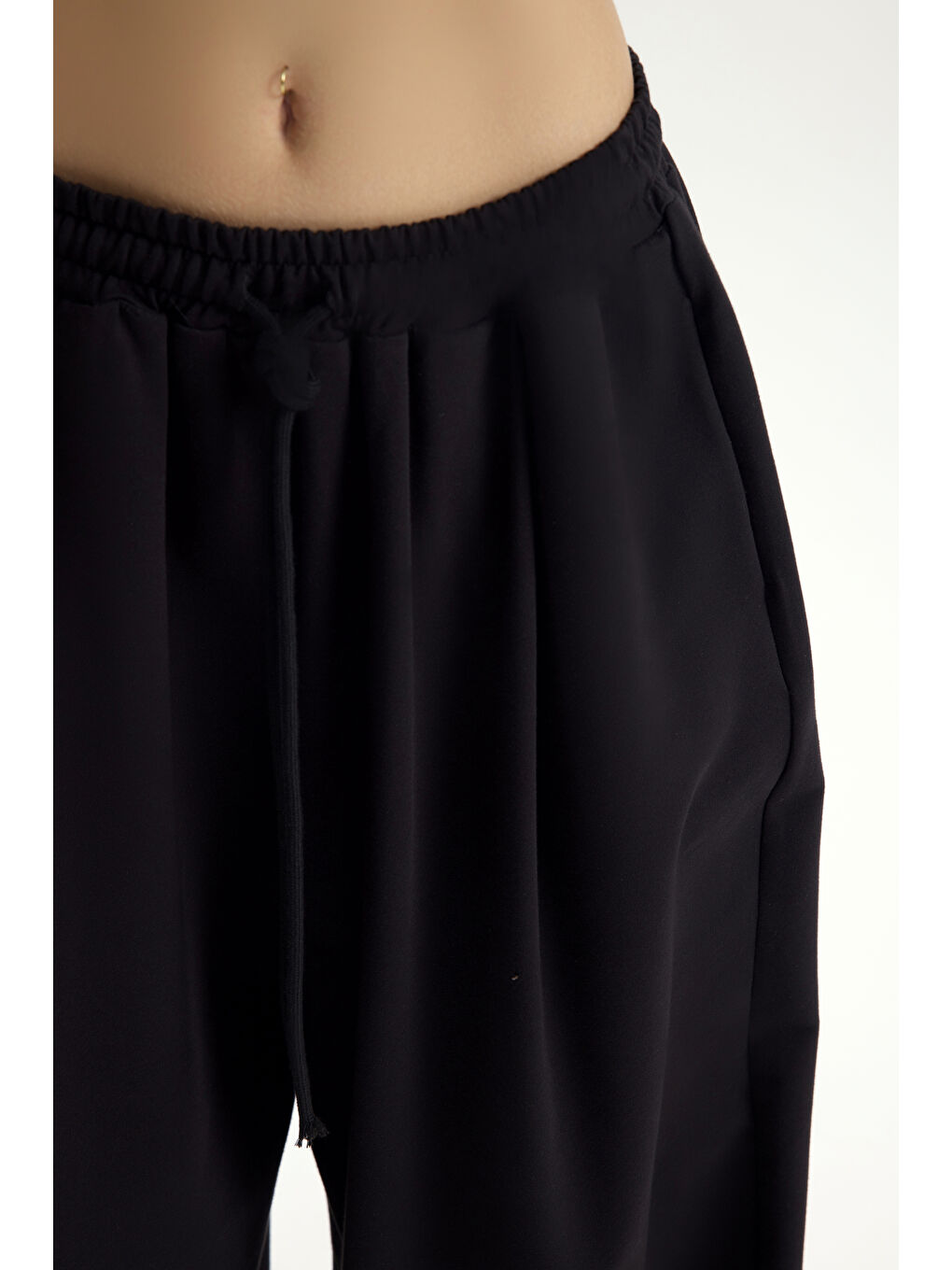 Bruges Oversize Siyah T-Shirt Eşofman Takım-7