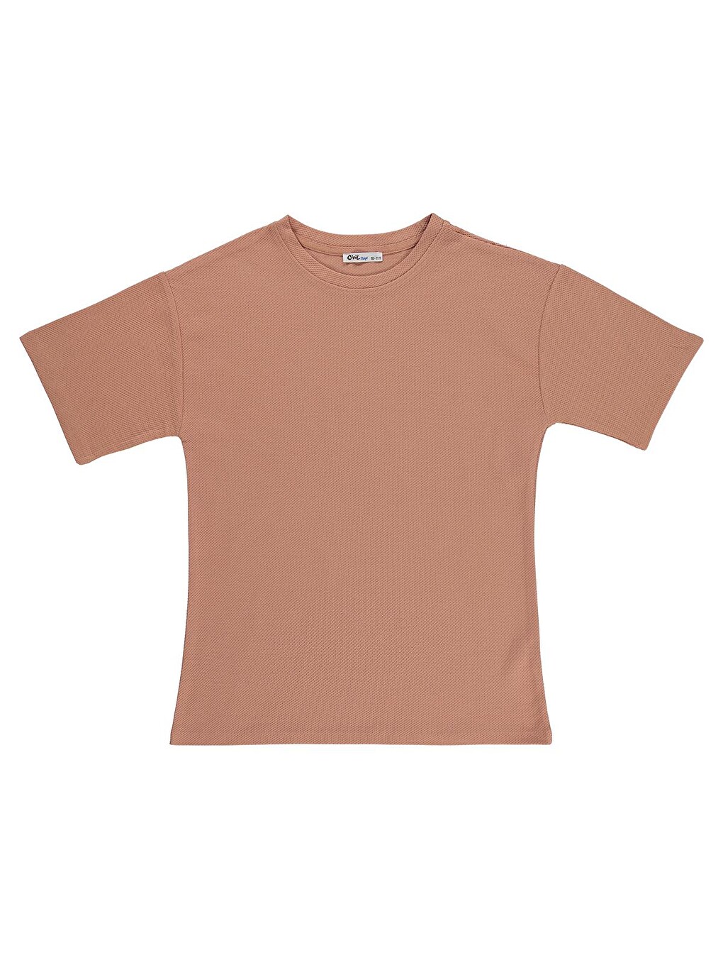 Pembe Boys Basic Petek 10-13 Yaş Tişört - Pudra