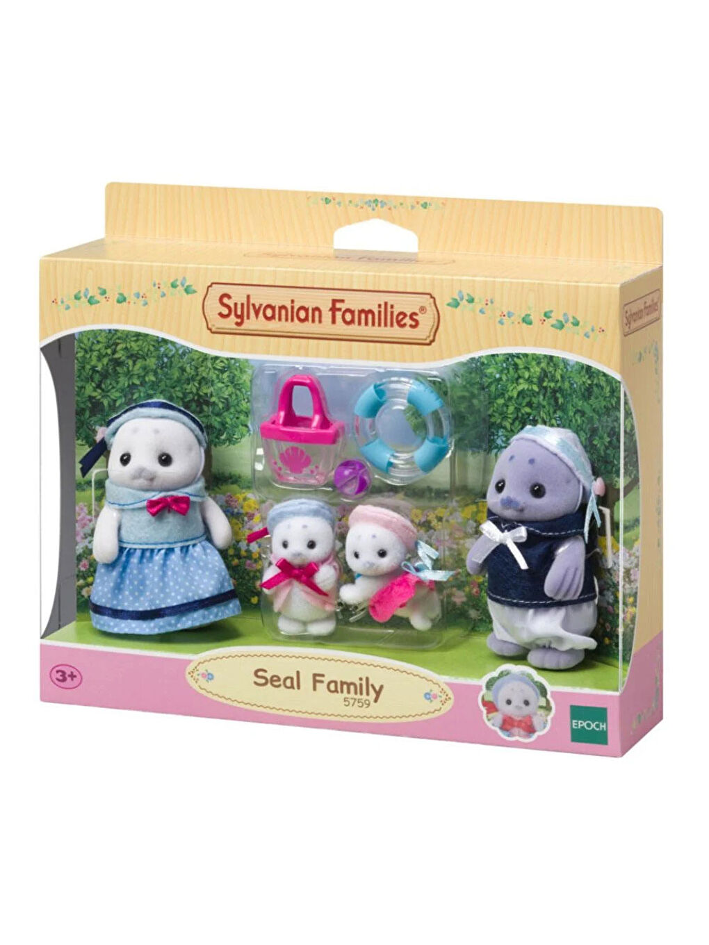 Sylvanian Families Renksiz Fok Ailesi 5759 - 2