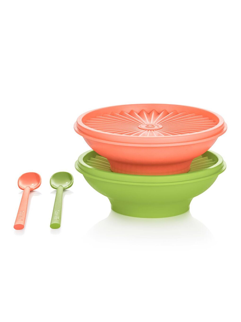 Tupperware Pembe-Yeşil Yıldız Kap 2'li 400ml TY