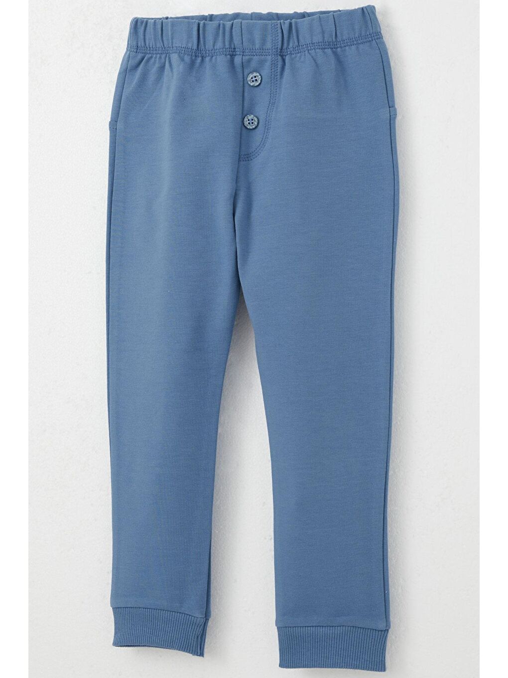 Erkek Bebek Eşofman Takım Mutlu Köpekçik Nakışlı İndigo (9 Ay-3 Yaş)-6