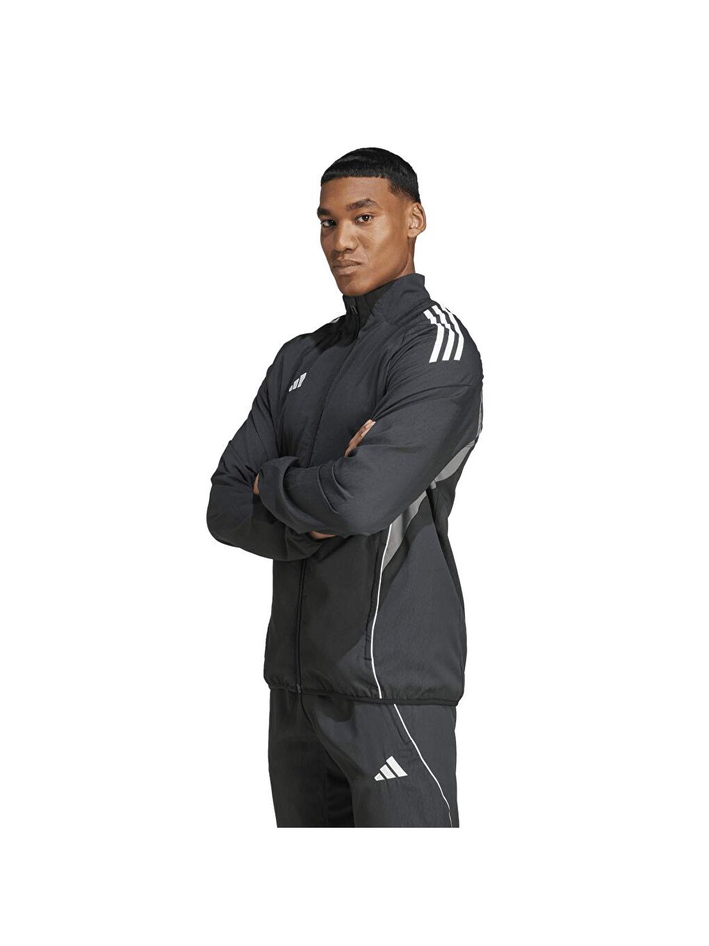 Tiro25C Pre Jkt Erkek Siyah Dik Yaka Ceket