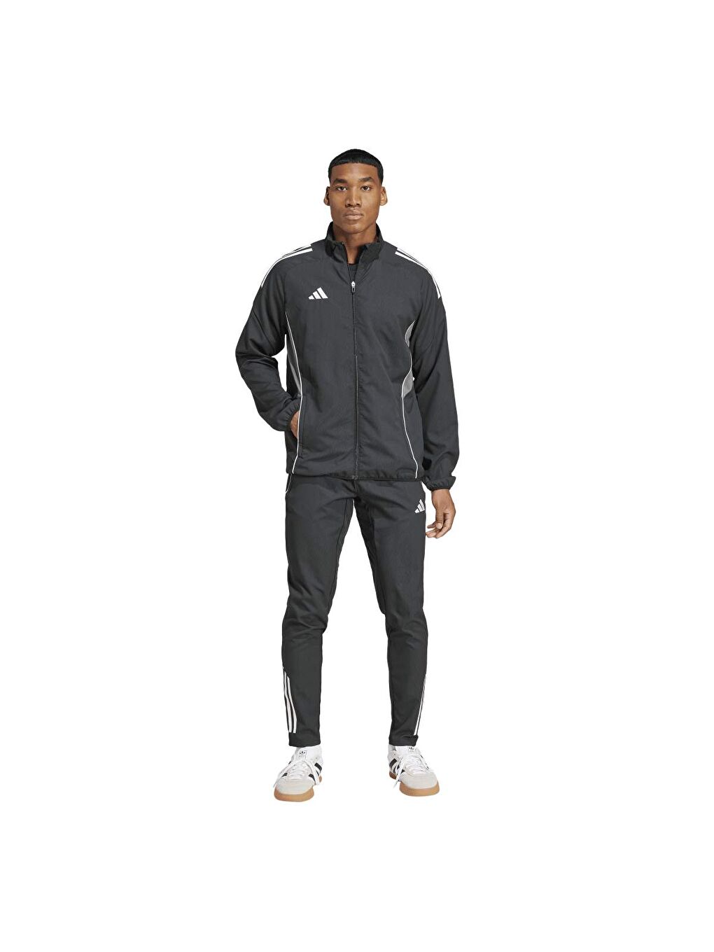 Tiro25C Pre Jkt Erkek Siyah Dik Yaka Ceket-4