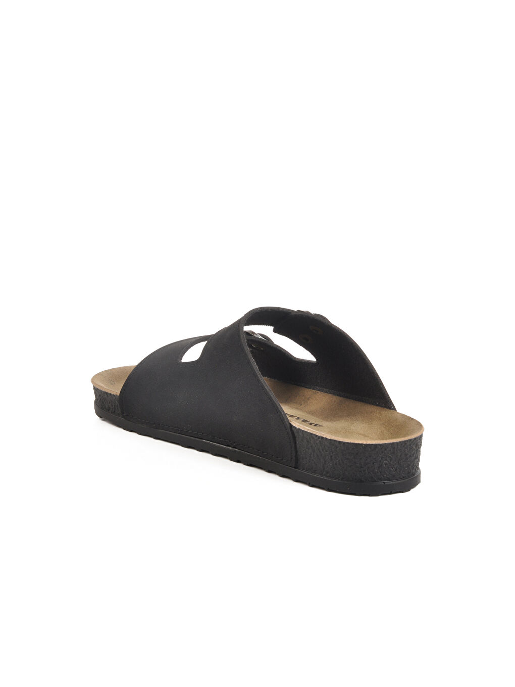 Siyah Hafif Çift Bantlı Anatomik Kadın Terlik 20-972 Z-3