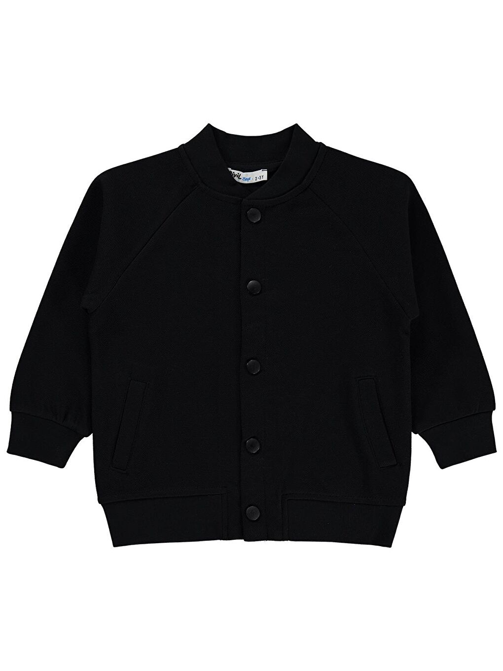 Boys Pike 2-5 Yaş Hırka - Siyah